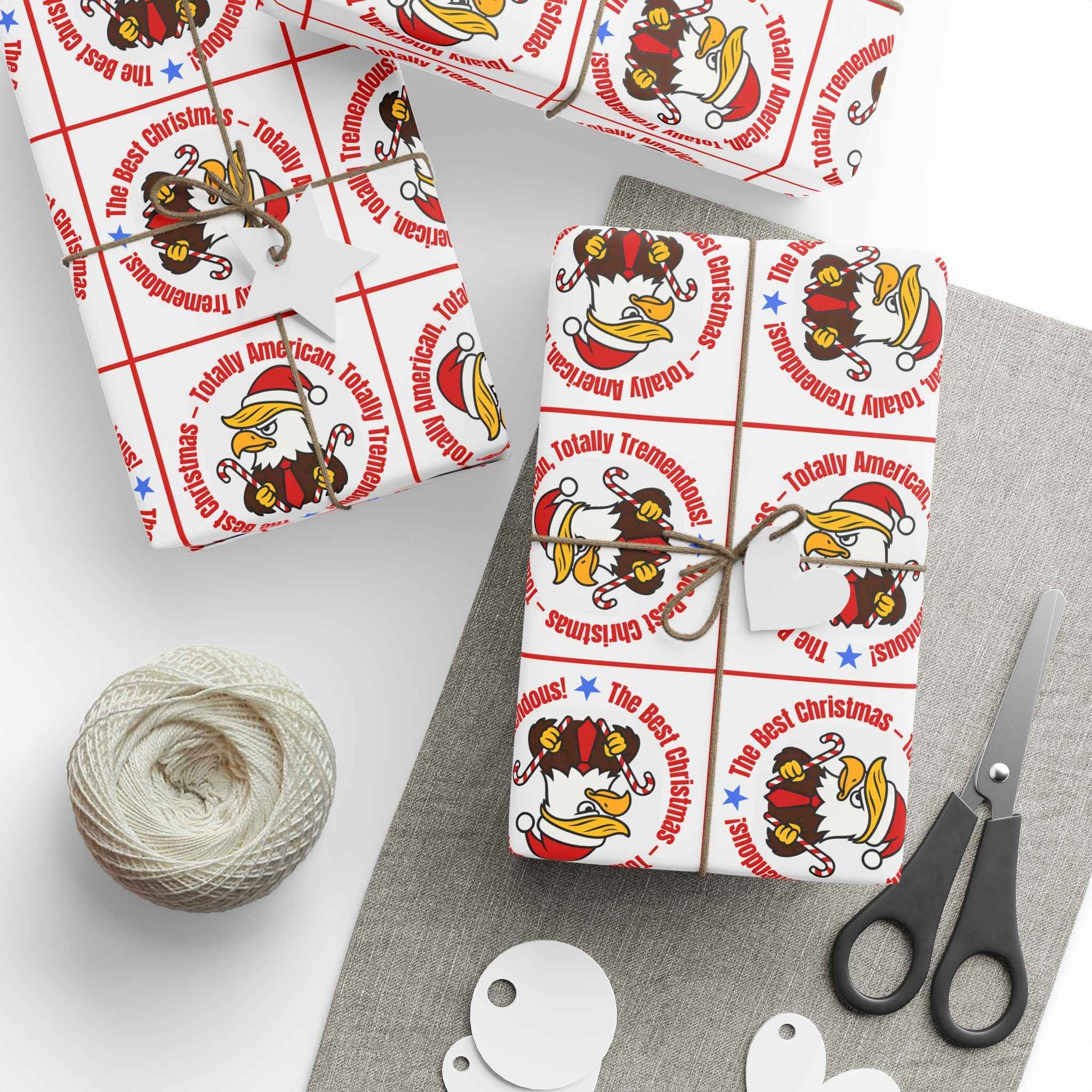 The Best Christmas Political Parody Wrapping Paper