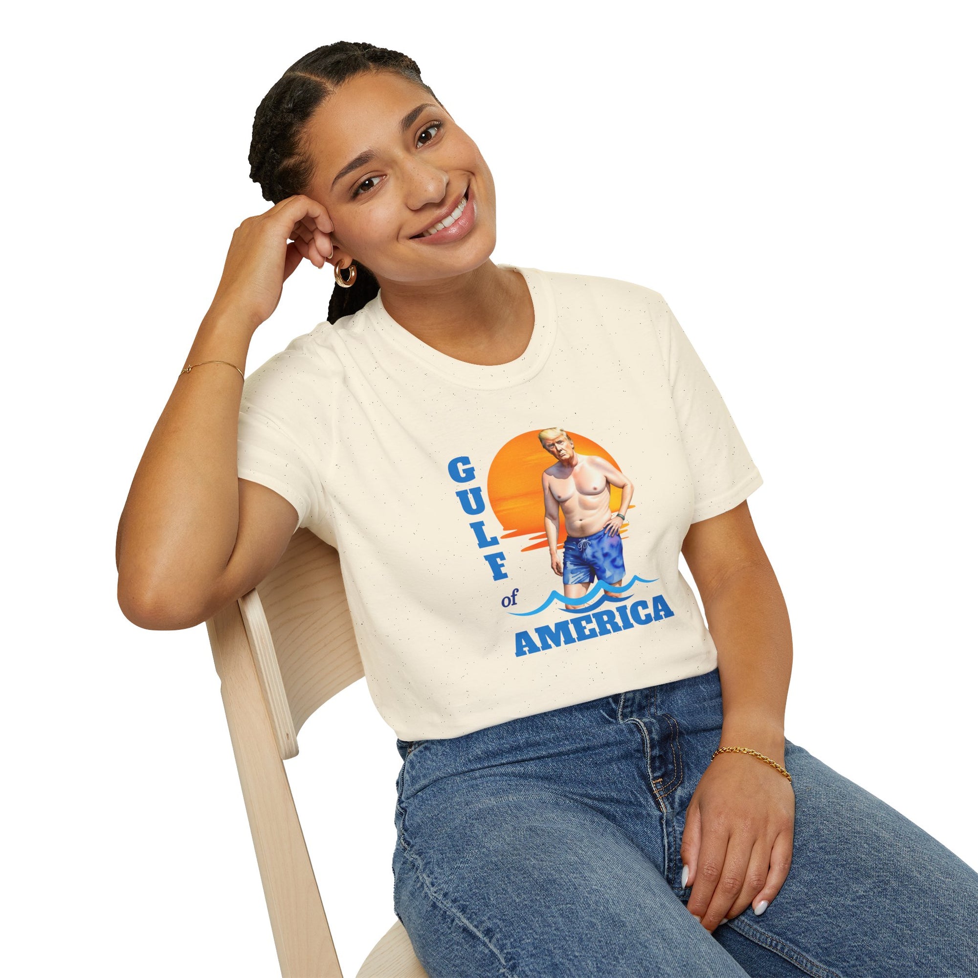 Trump's American Gulf Vintage T-Shirt - Unisex Softstyle Beachwear