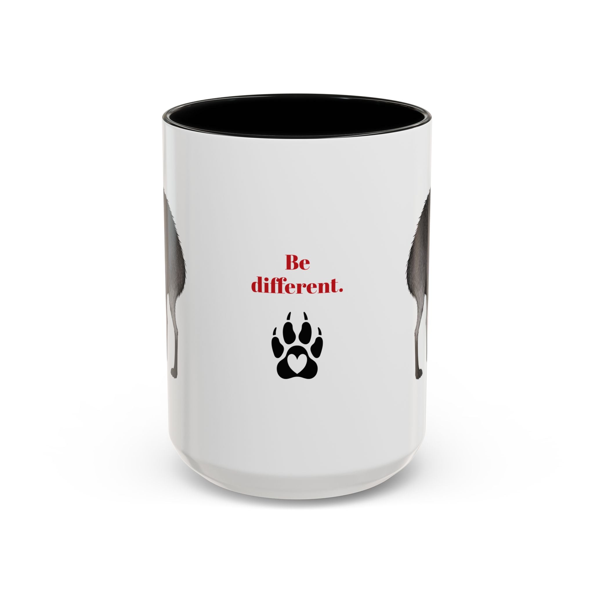 Jimothy “Be Different” Raccoon Mug