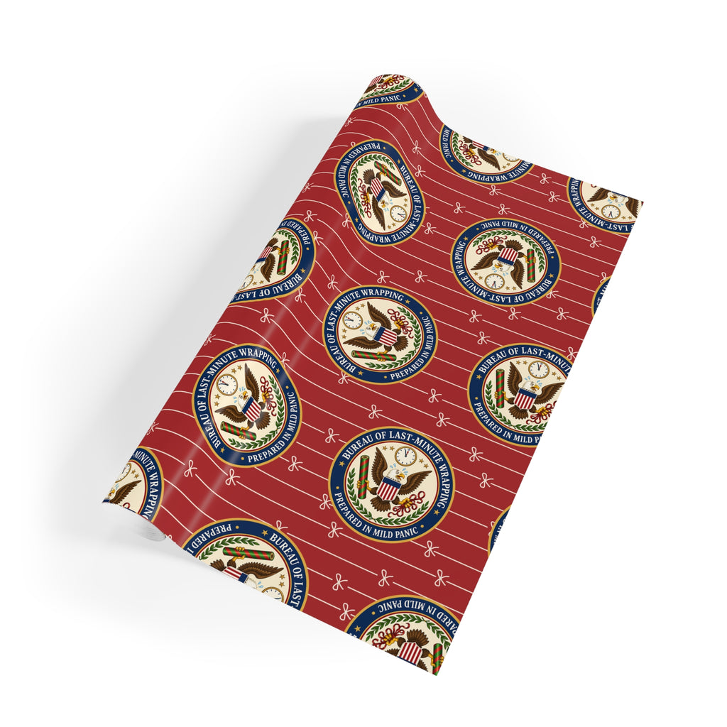 Bureau of Last-Minute Wrapping Funny Christmas Gift Wrap