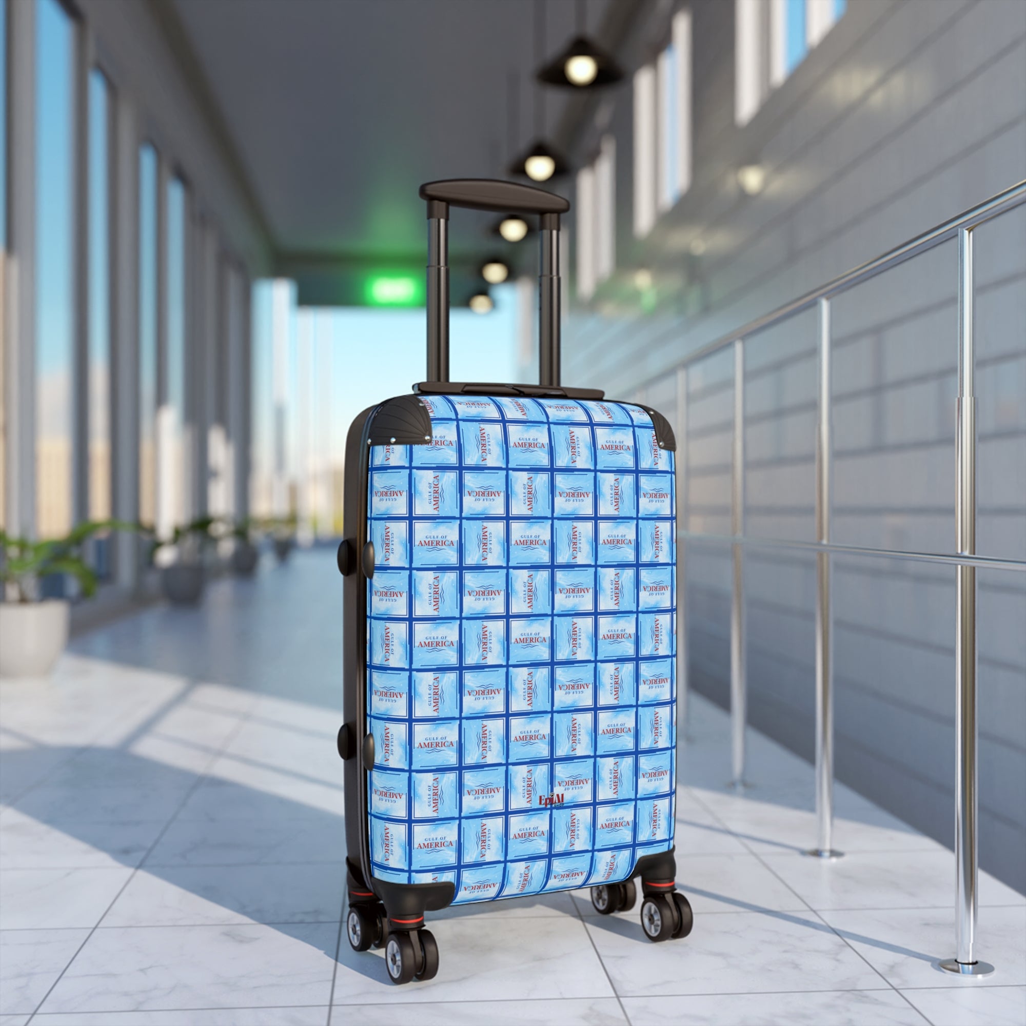 American Gulf Patterned Suitcase