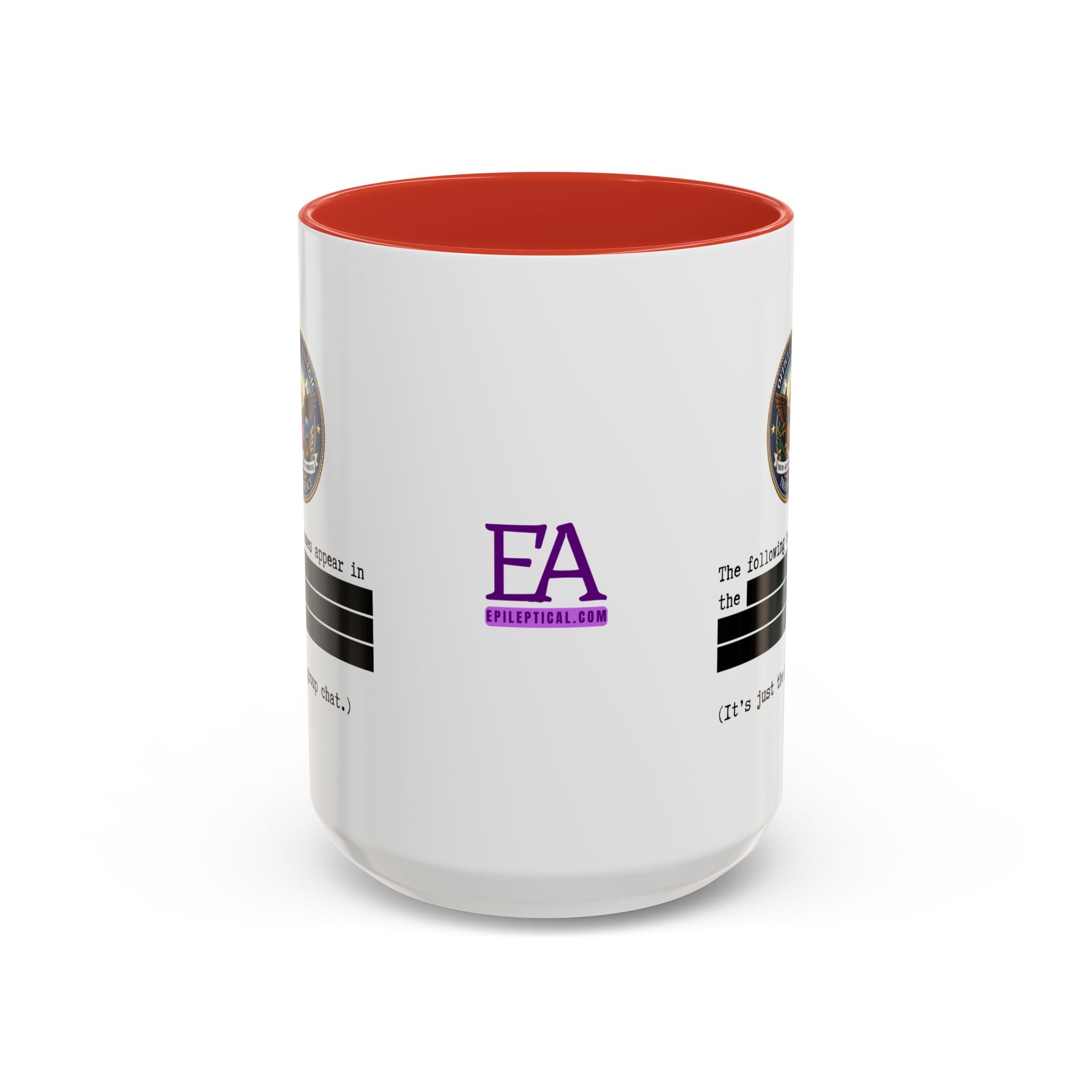 Unsealed Documents Coffee Mug – Redacted Files Political Satire Mug