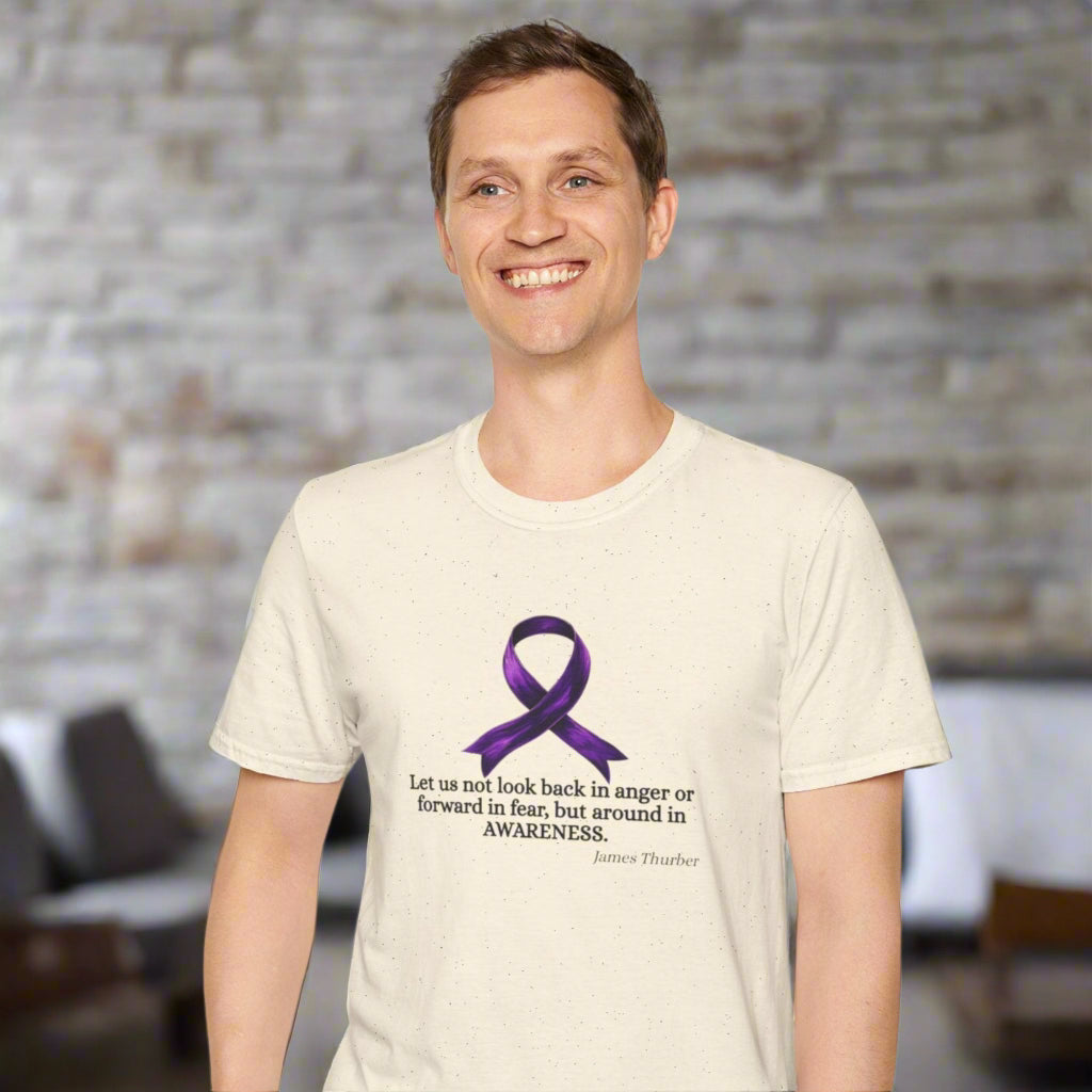 Awareness Ribbon Unisex Inspirational Quotes Tee