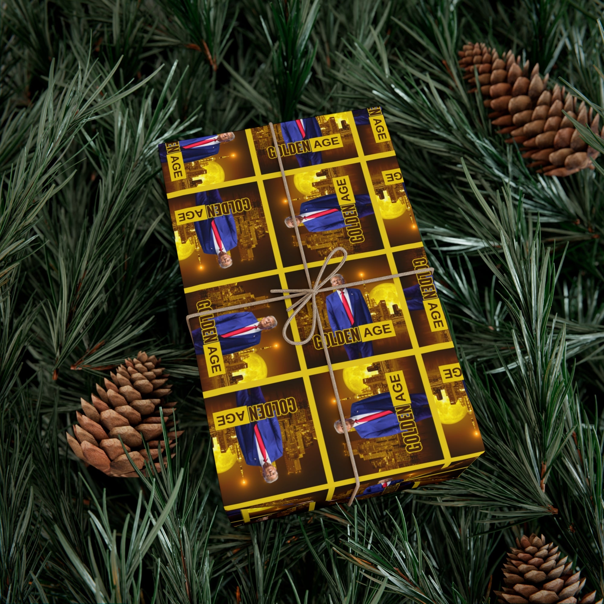 Trump Golden Age Gift Wrap Papers
