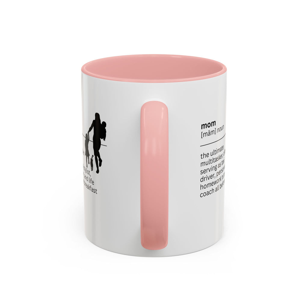 Mom Multitasker Accent Coffee Mug - Perfect Gift for Moms