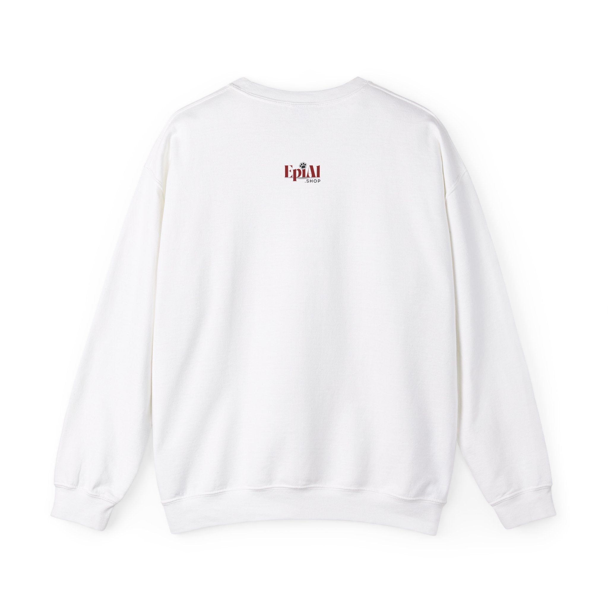 Photo depicting the ​Poised Cat Lady Heavy Blend™ Crewneck Sweatshirt from EpiAl's Shop.