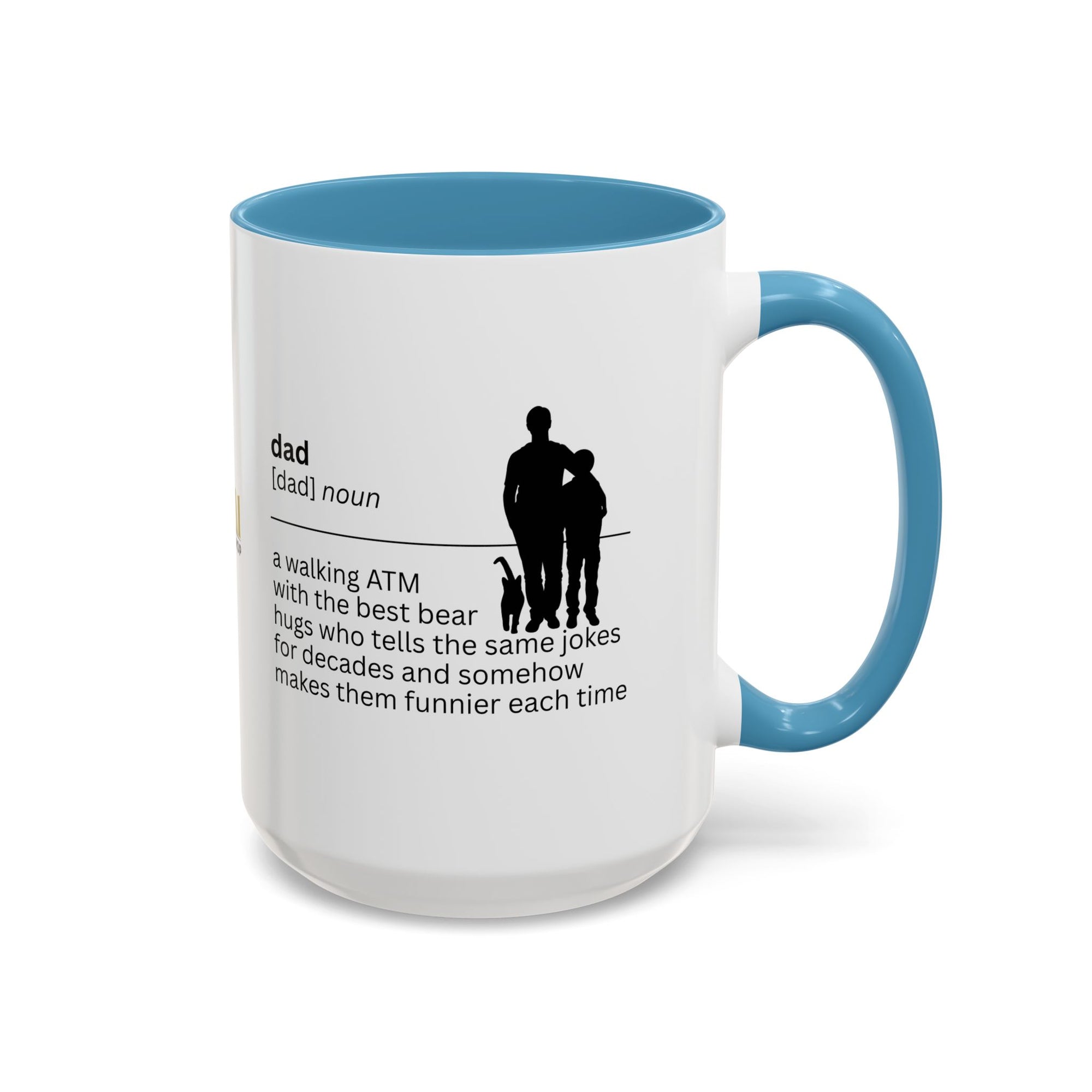 Dad ATM Accent Coffee Mug - Perfect Gift for Dads