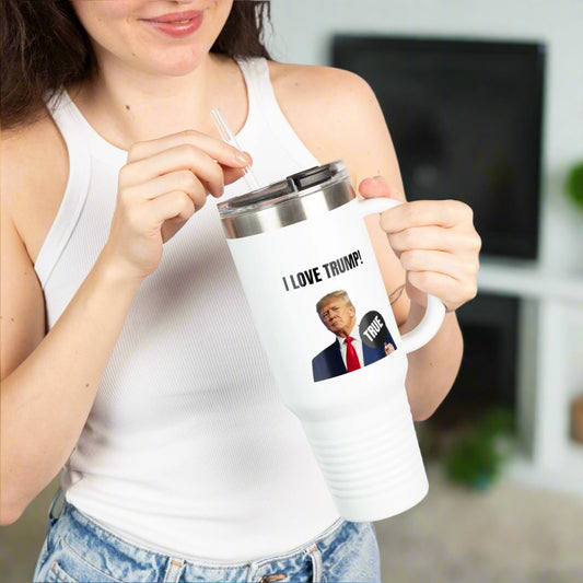Trump True Sign Insulated Travel Mug | 40oz Printify