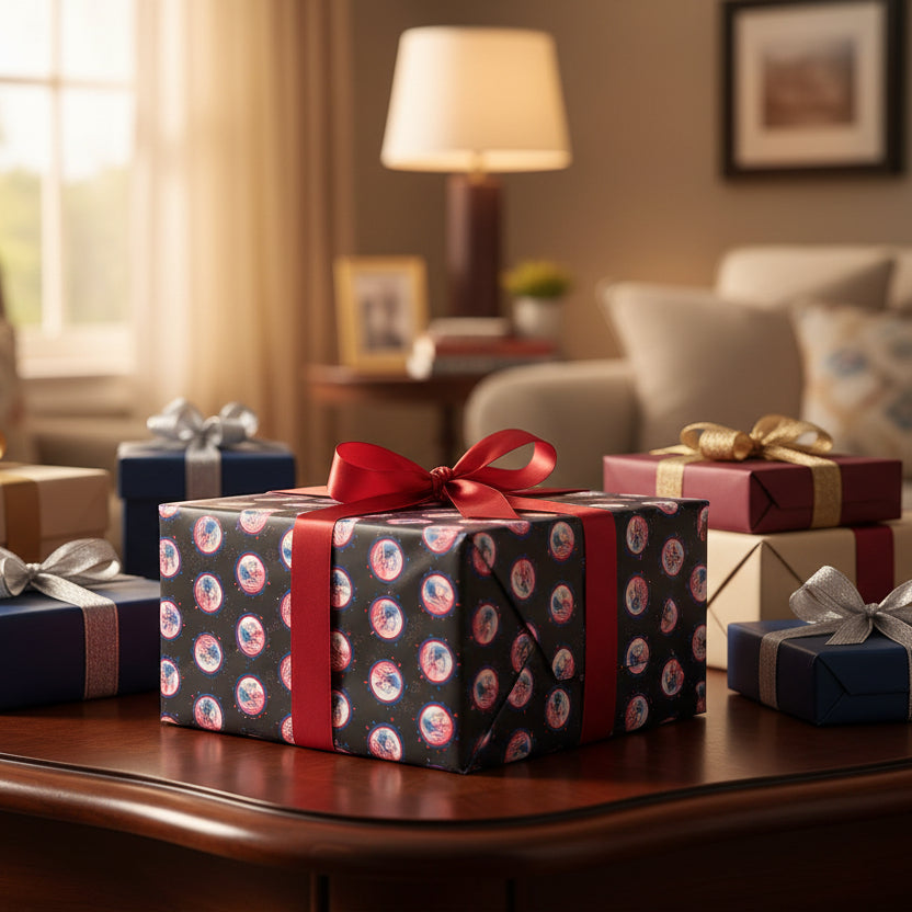 Draw Your Own Conclusions All-Occasion Gift Wrap – Patriotic Satire Wrapping Paper