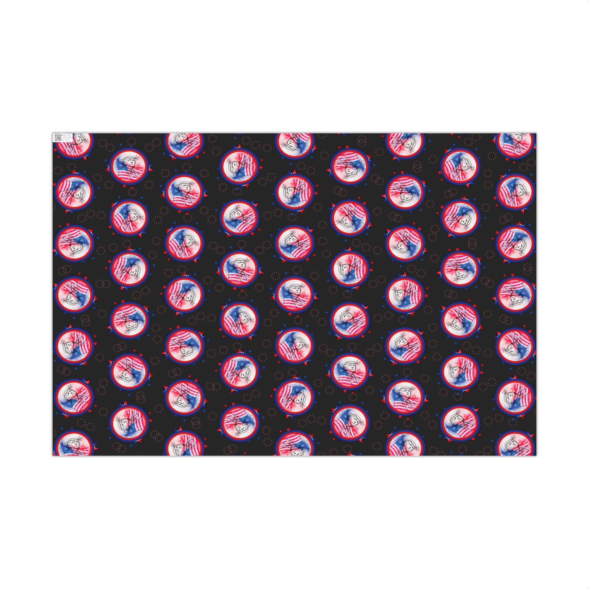 Draw Your Own Conclusions All-Occasion Gift Wrap – Patriotic Satire Wrapping Paper