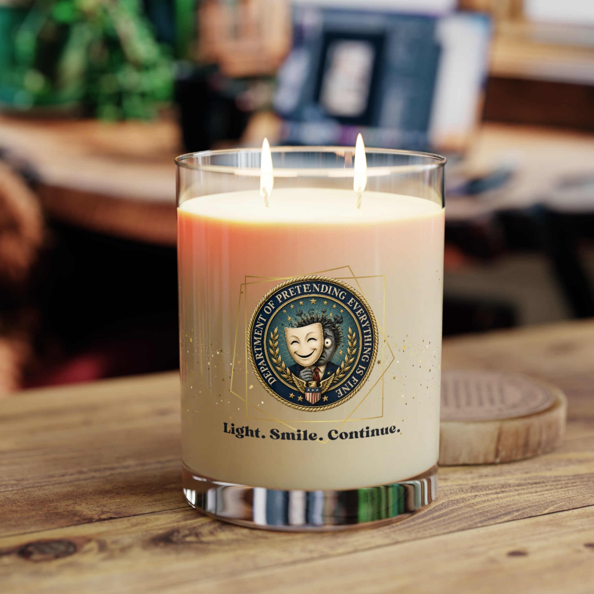 Department of Pretending Everything Is Fine Candle