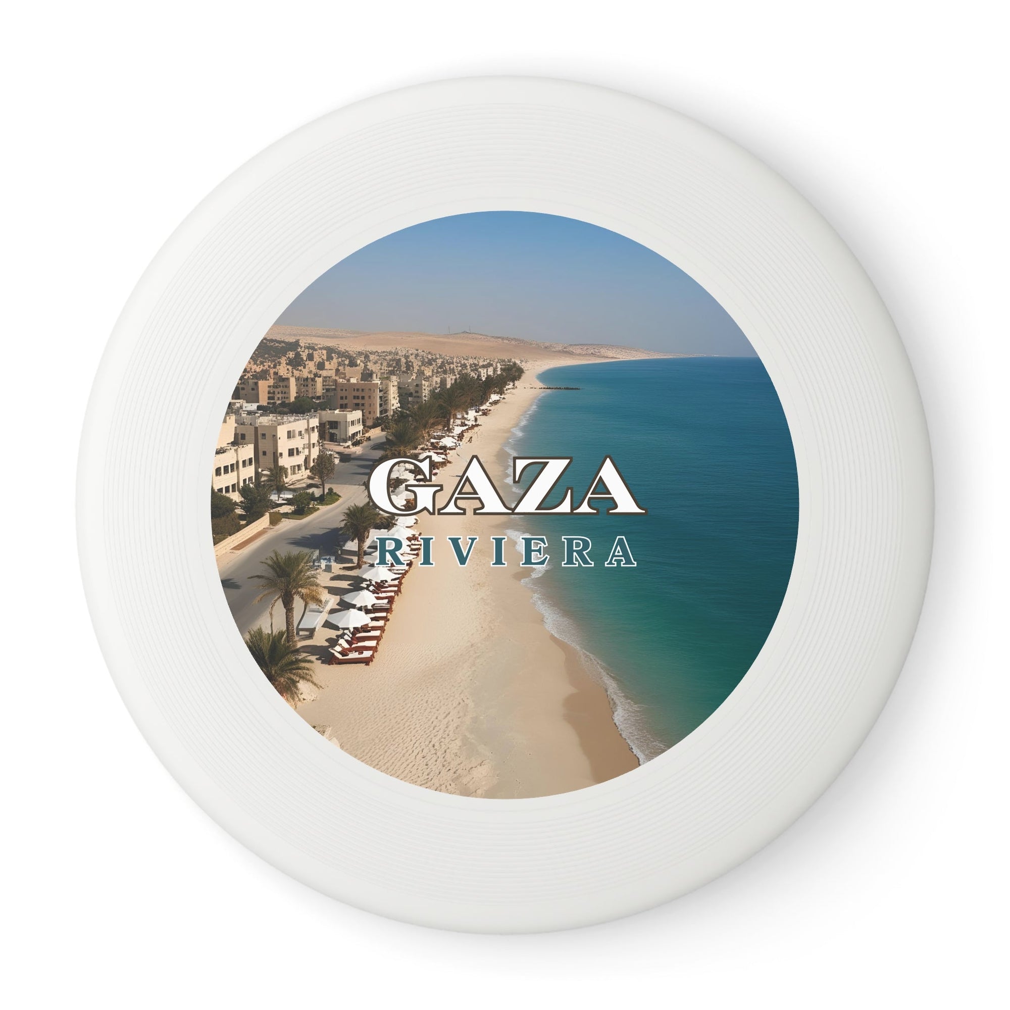 Gaza Riviera Resort Frisbee Printify