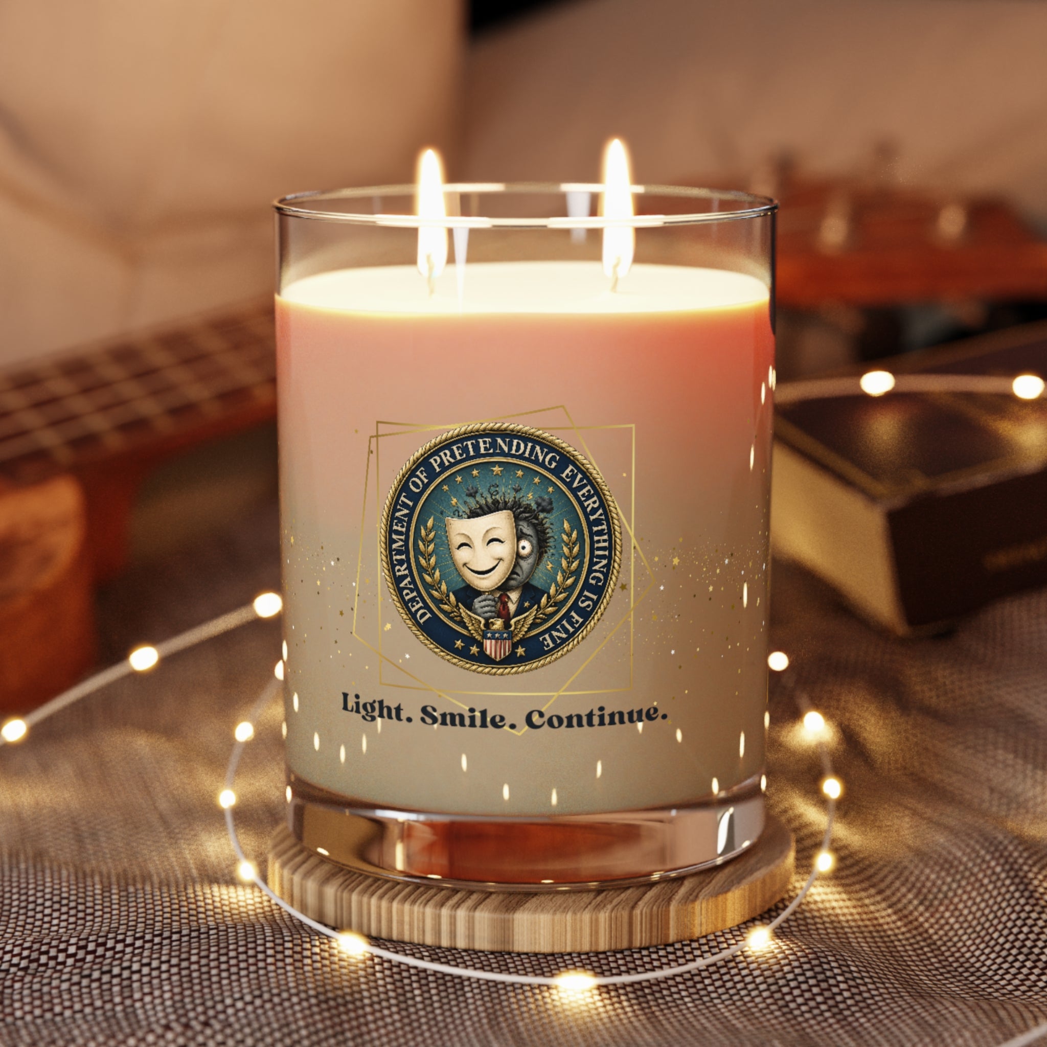 Department of Pretending Everything Is Fine Candle