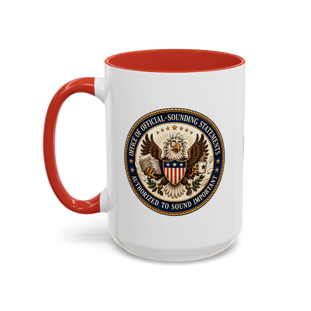 Office of Official-Sounding Statements Mug | Funny Government Parody Coffee Cup | 11oz & 15oz
