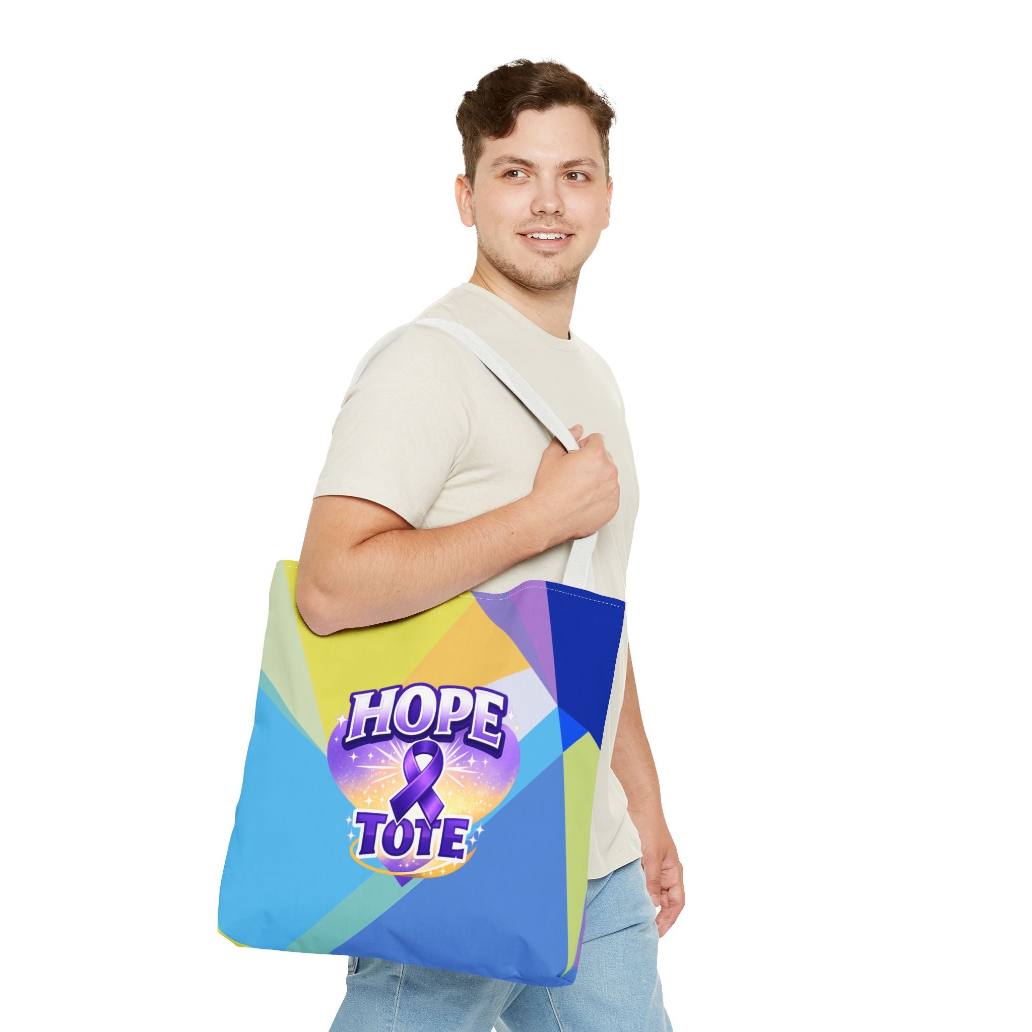 Hope Tote Epilepsy Awareness Ribbon Tote Bag