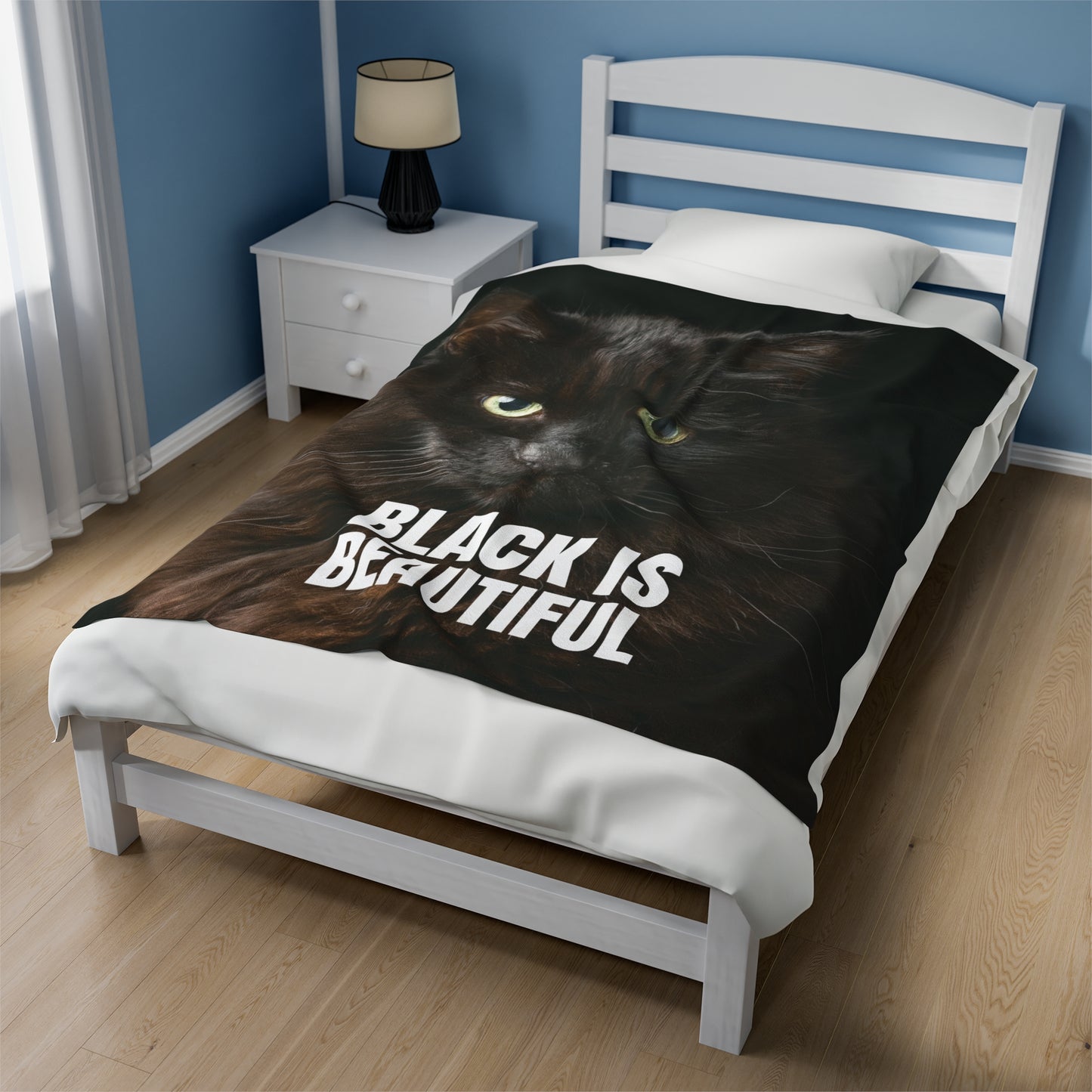 Black is Beautiful Velveteen Plush Blanket