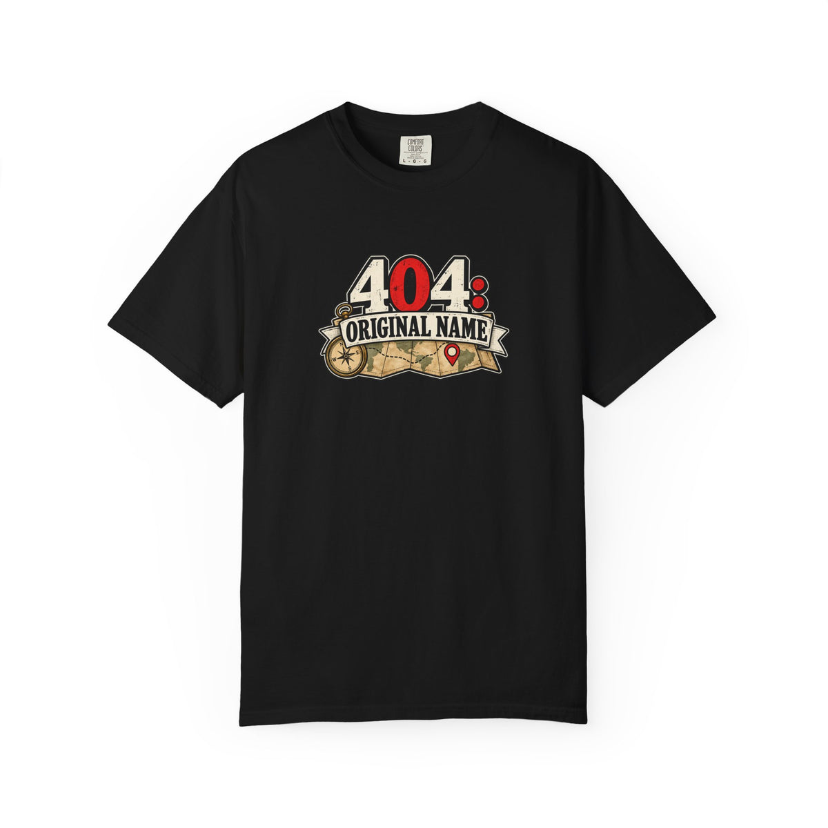 404: Original Name T-Shirt | Funny Geography Renaming Shirt