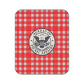 Bureau of Picnic Affairs Picnic Blanket | Red Gingham Fleece Throw