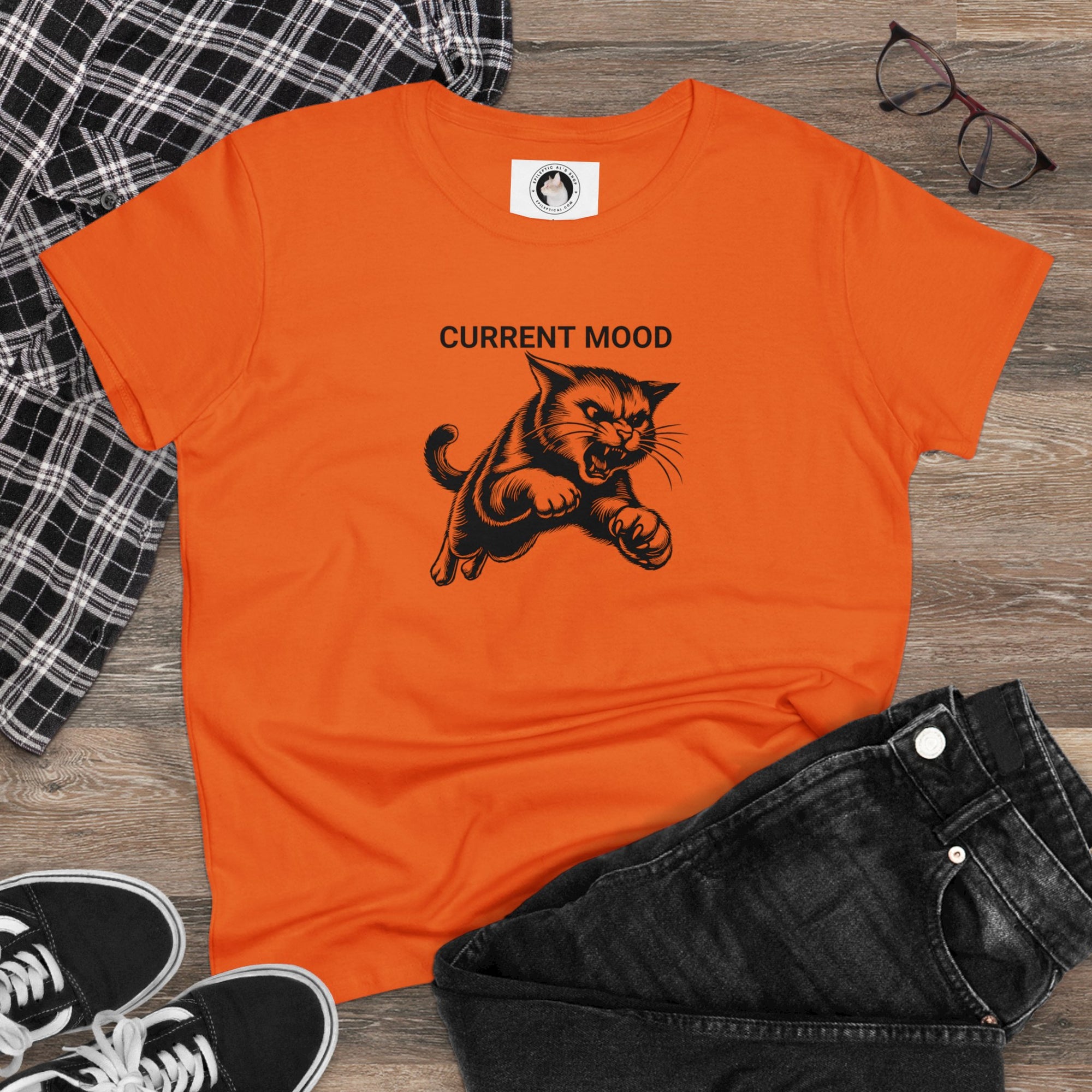 Current Mood: Fightin' Women's Midweight Cotton Tee
