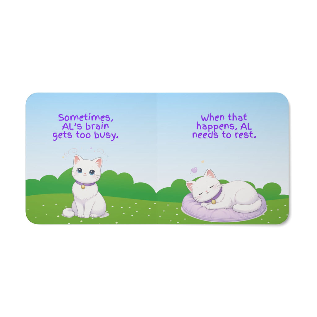 AL the Epikitty Board Book | A Gentle Story About Epilepsy, by Leanne H. West