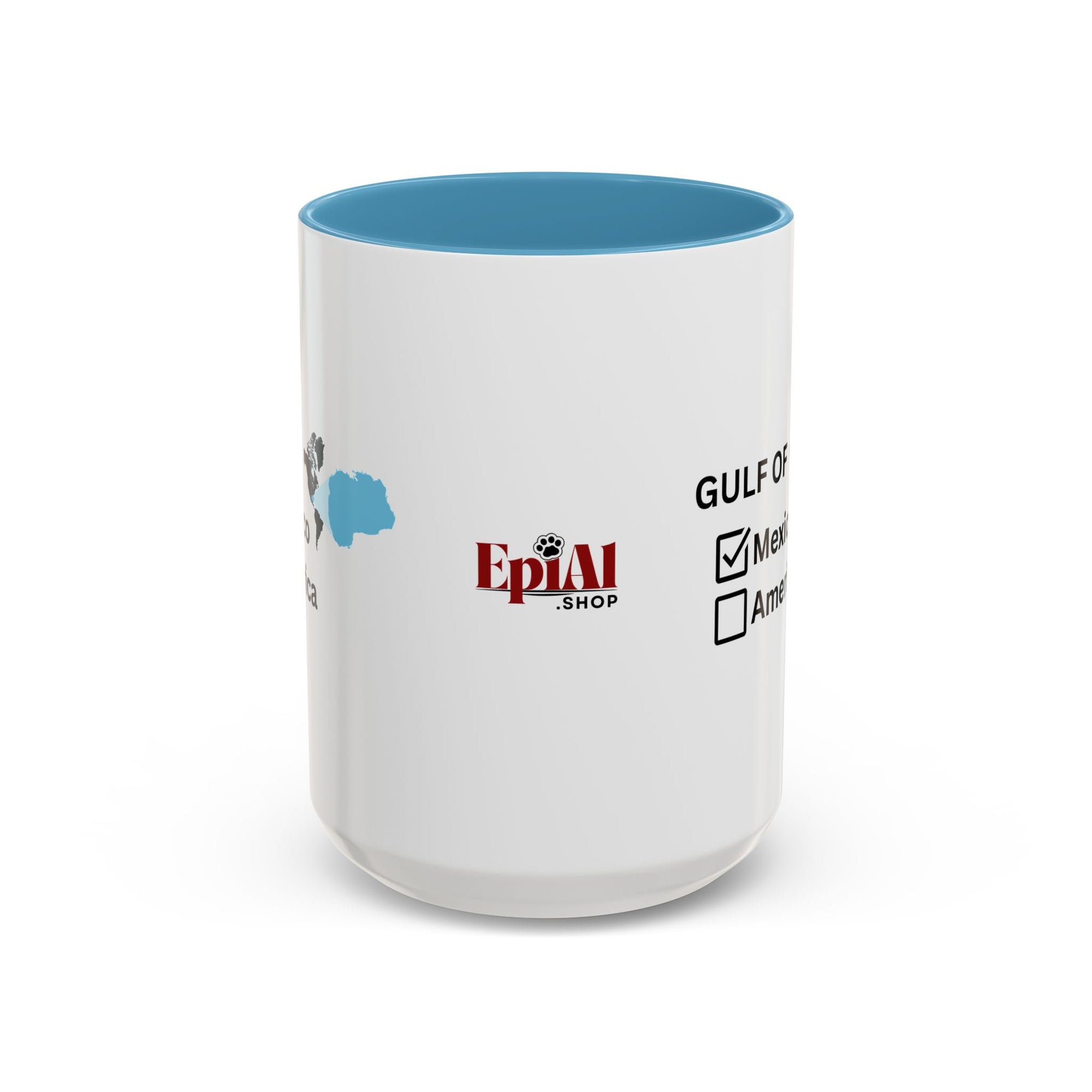 Gulf of Mexico Checkbox Accent Coffee Mug