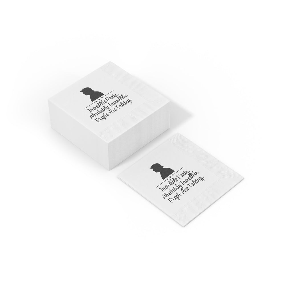 Incredible Party. Absolutely Incredible. Parody Party Napkins