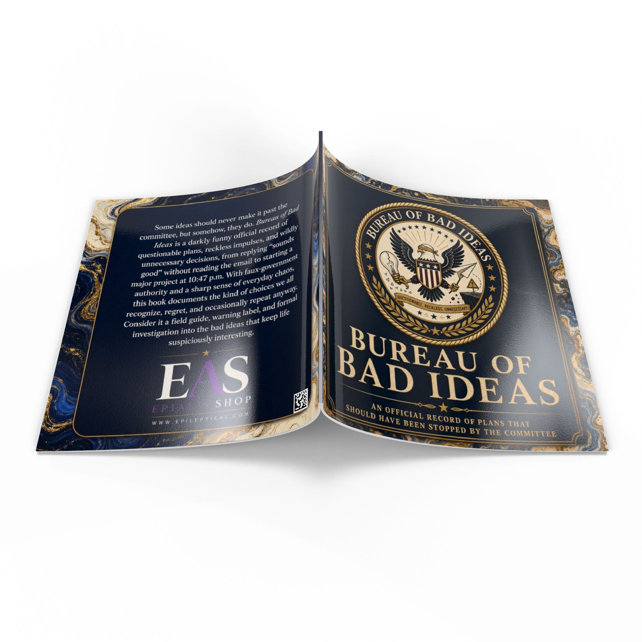 Bureau of Bad Ideas: Funny Faux-Government Softcover Book