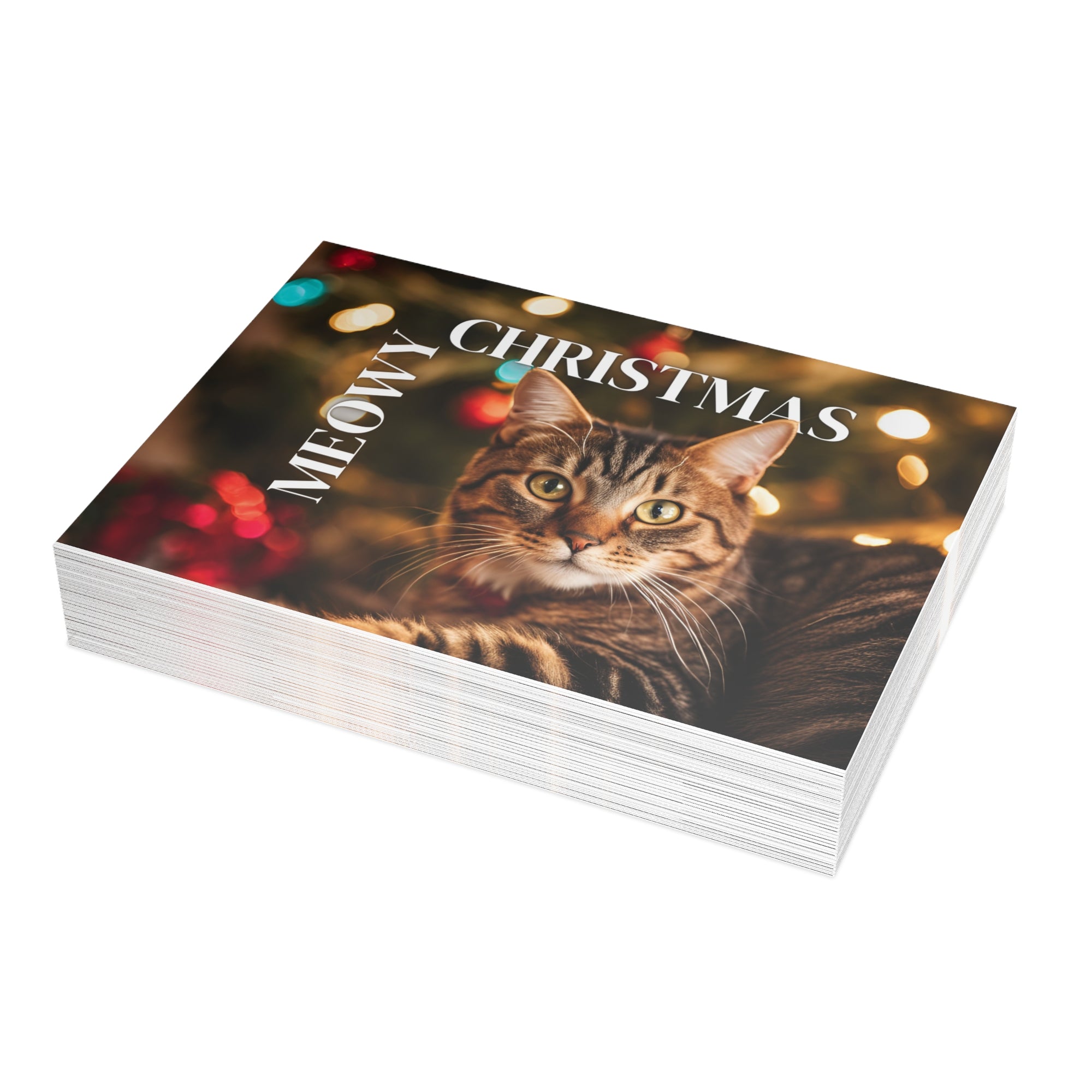 Meowy Christmas Postcard Bundles (envelopes included)
