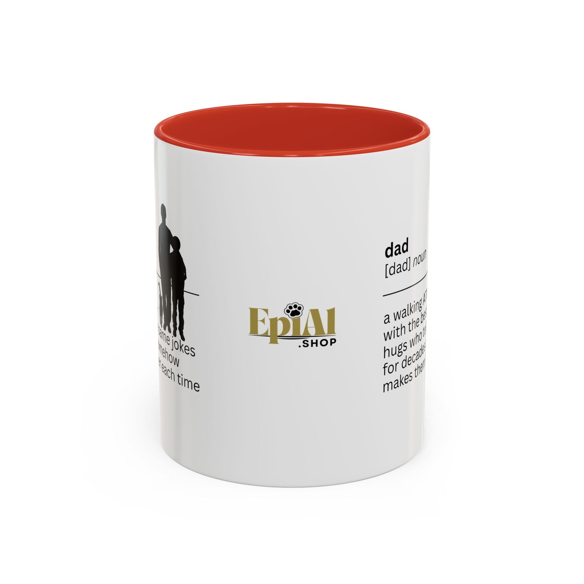 Dad ATM Accent Coffee Mug - Perfect Gift for Dads
