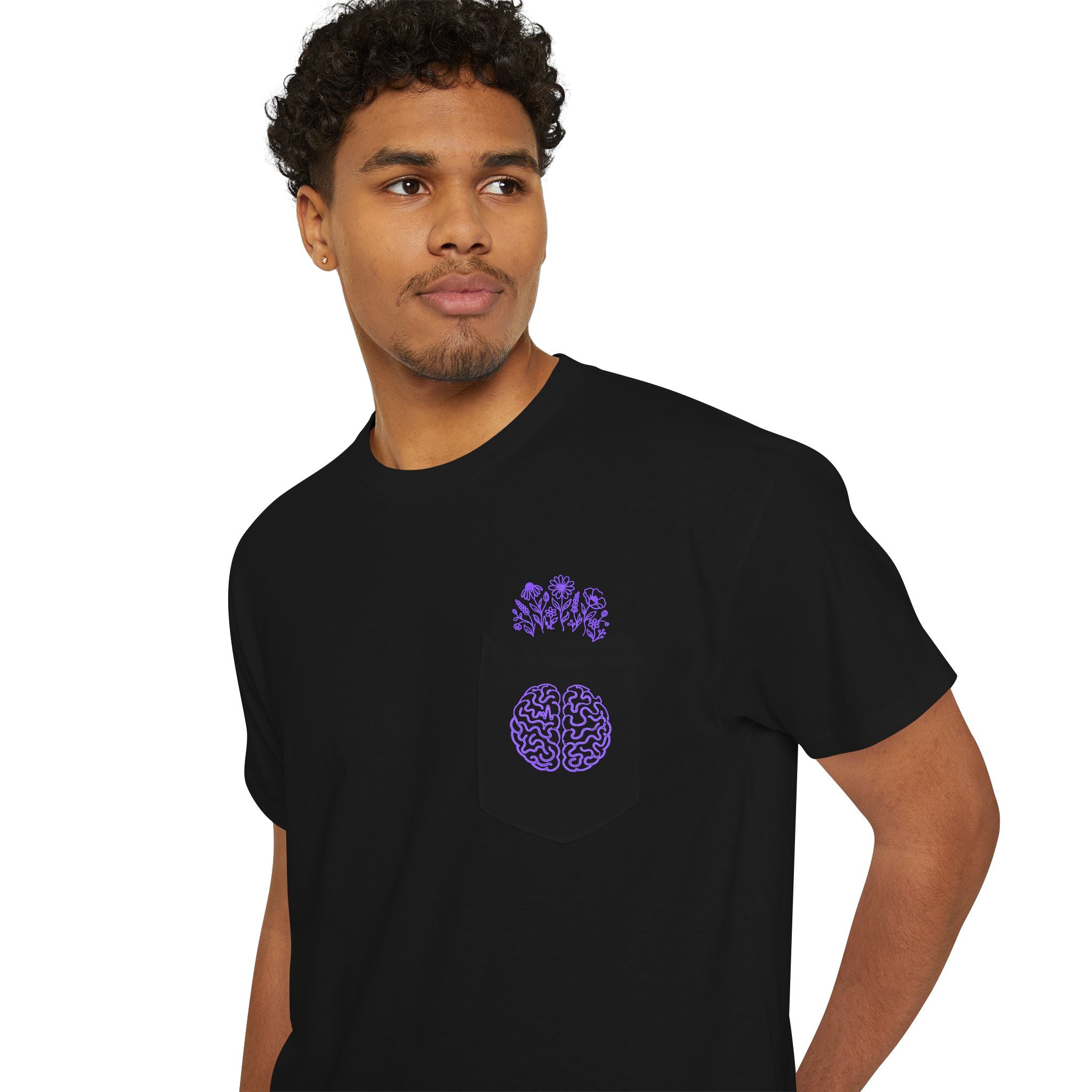 Mind in Bloom Epilepsy Awareness Pocket T-Shirt