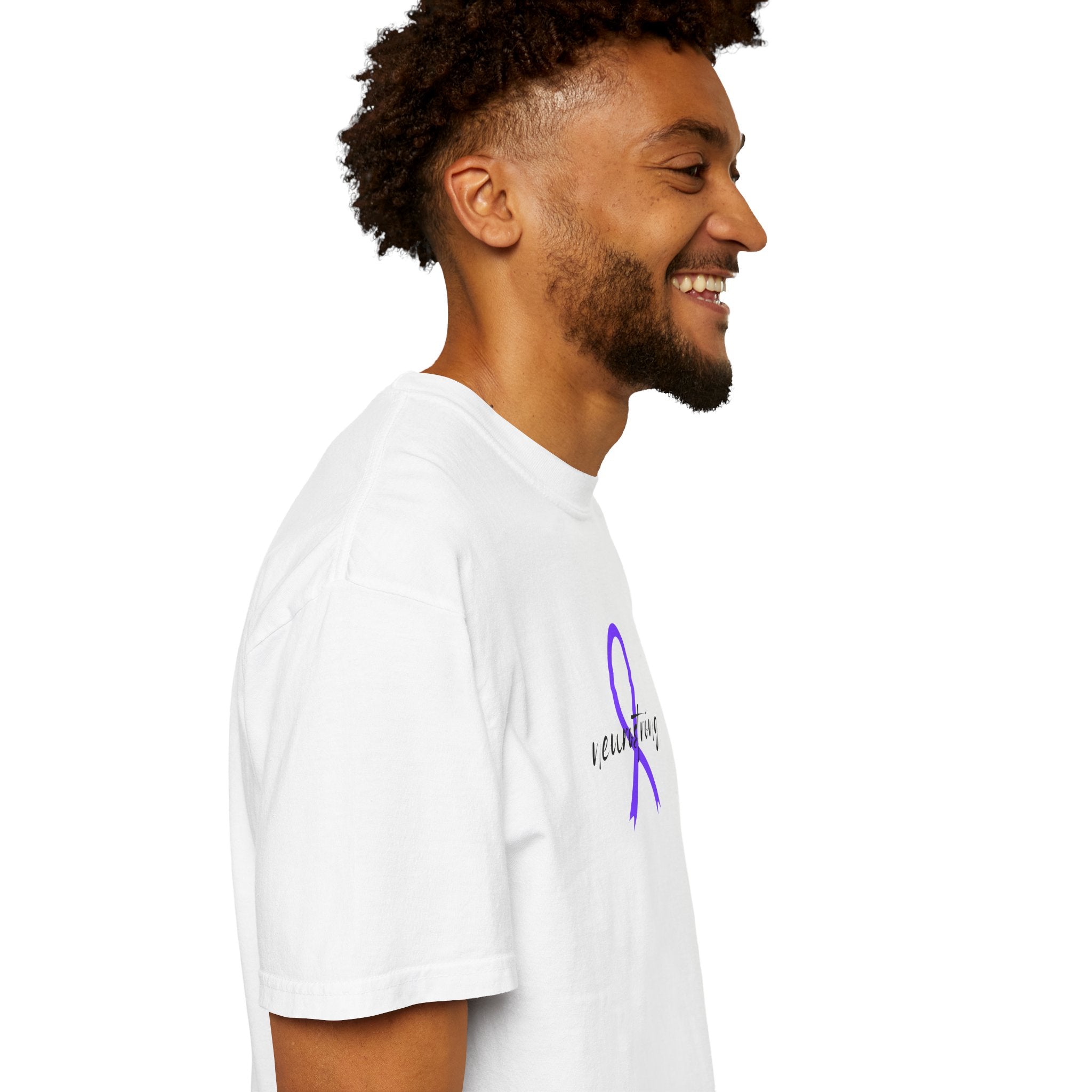Neurostrong Epilepsy Awareness T-Shirt | Purple Ribbon Tee