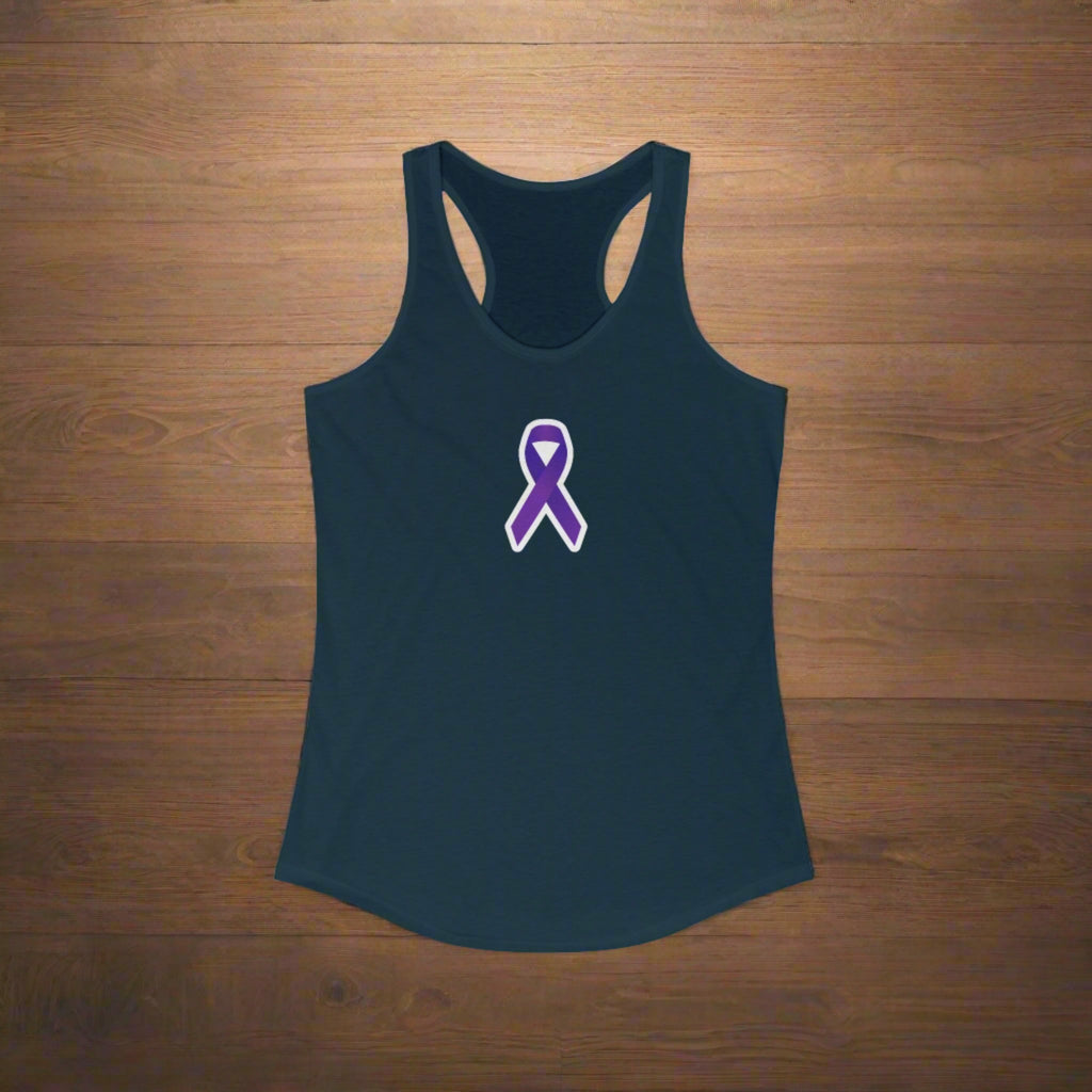 Purple Ribbon Women's Ideal Racerback Tank - EpiAl's Shop