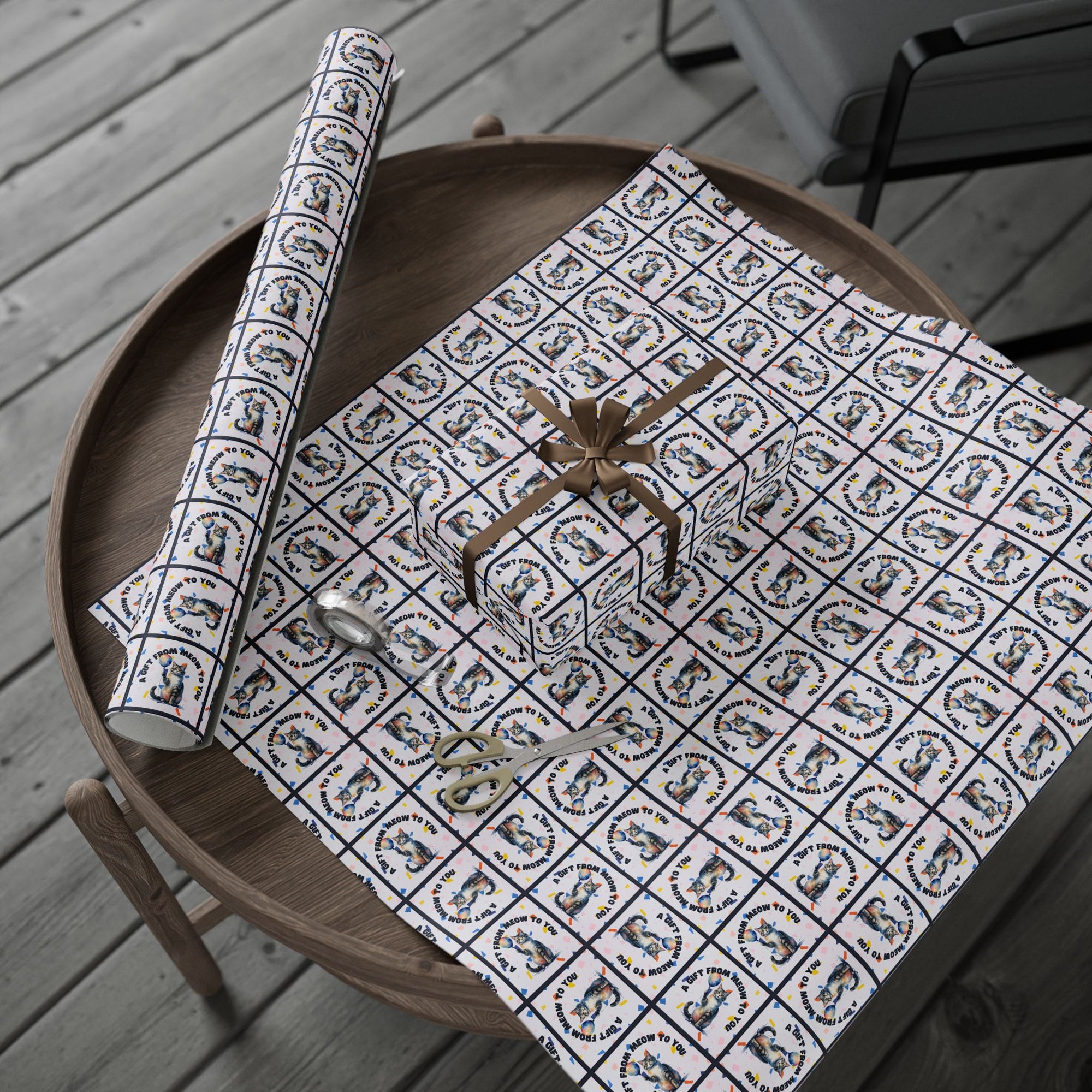 Gift from Meow to You Wrapping Paper