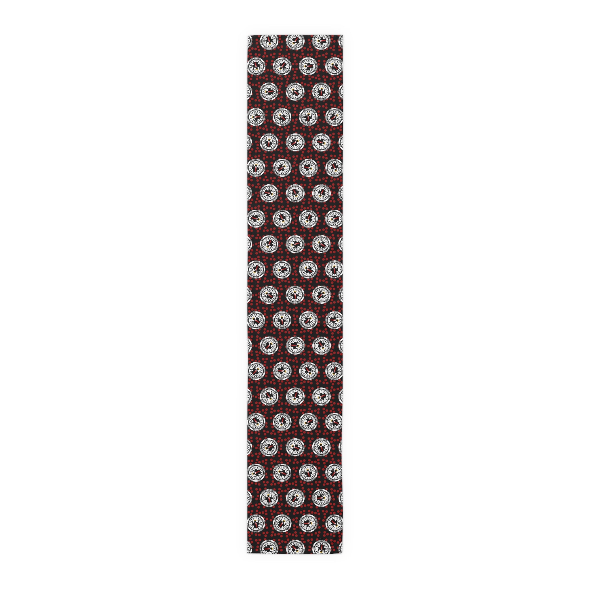 Certified Six Seven Table Runner – Political Parody Medallion Table Decor
