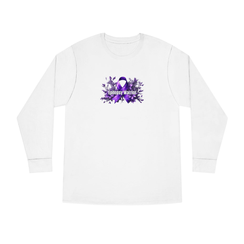 Epilepsy Warrior Long Sleeve Crewneck Tee