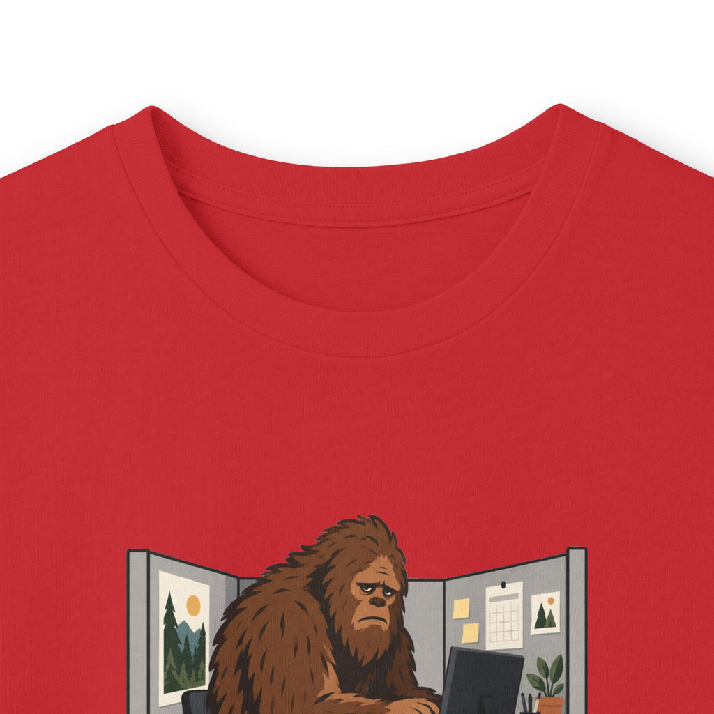 Tough Times Hit Everyone Bigfoot Long Sleeve Shirt | Funny Sasquatch Office Tee