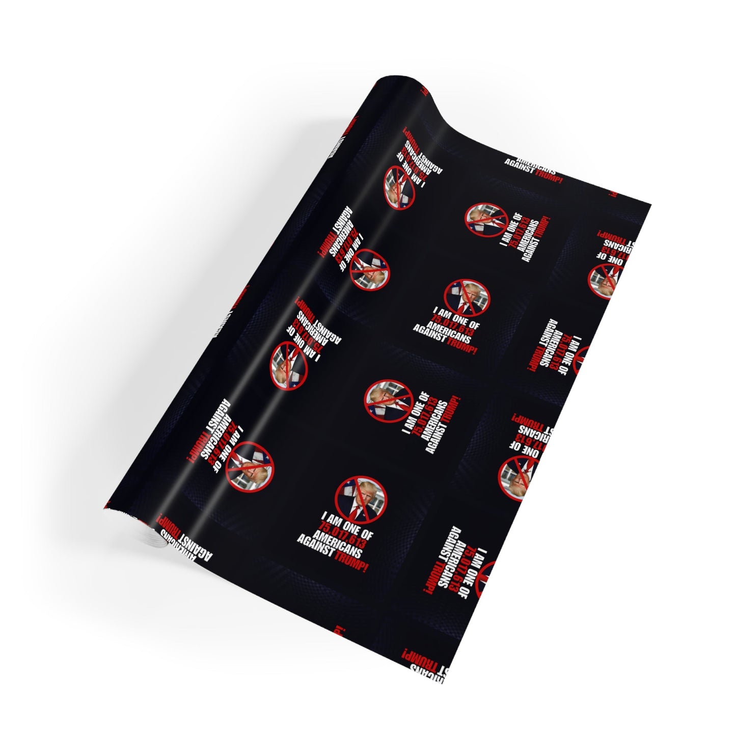 Americans Against Trump Gift Wrapping Paper Roll - 1pc Printify