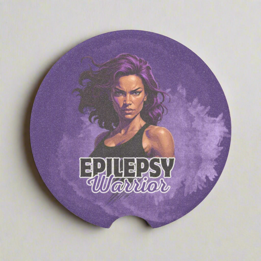Epilepsy Warrior Soapstone Car Coaster