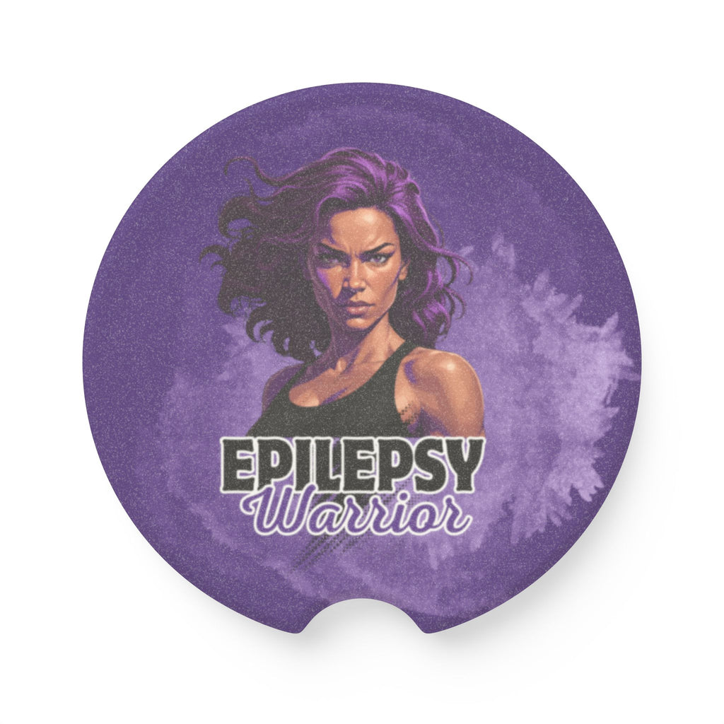Epilepsy Warrior Soapstone Car Coaster