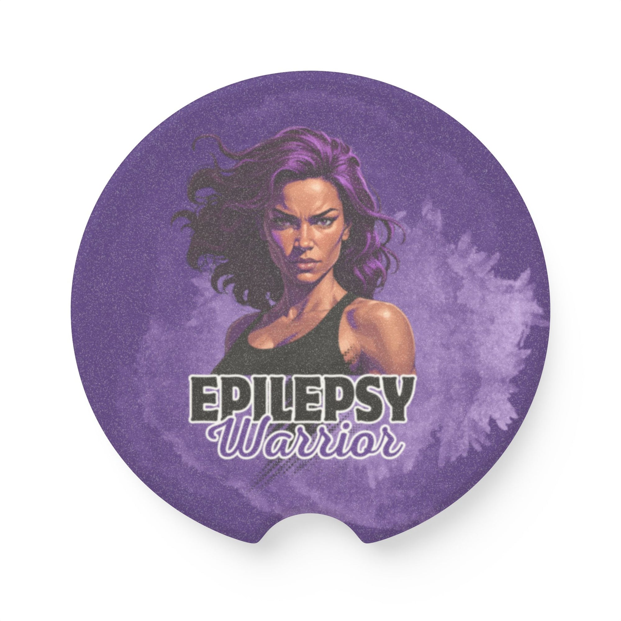 Epilepsy Warrior Soapstone Car Coaster