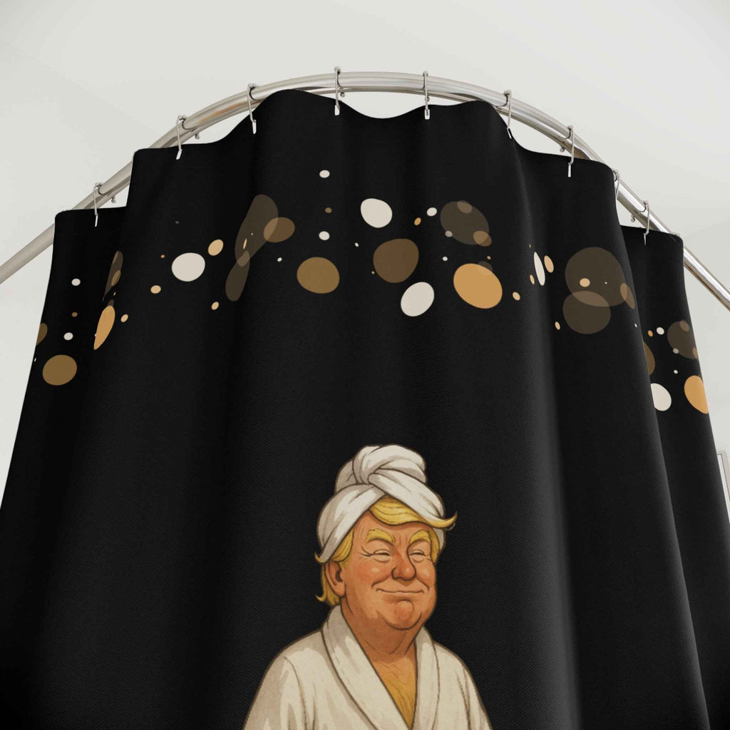 “Transparency. Integrity. Tremendous Water Pressure.” Shower Curtain
