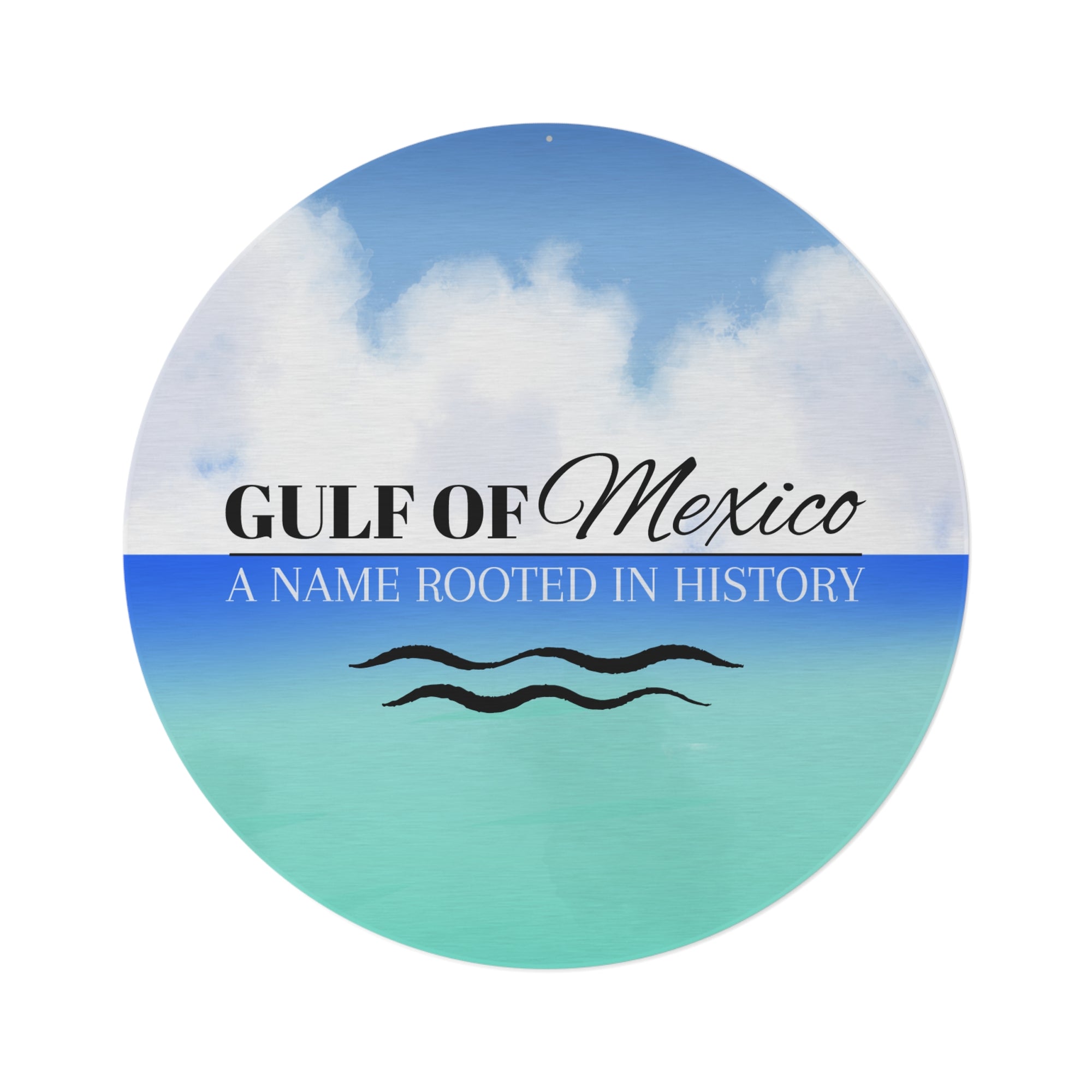 Historic Gulf of Mexico Round Rug