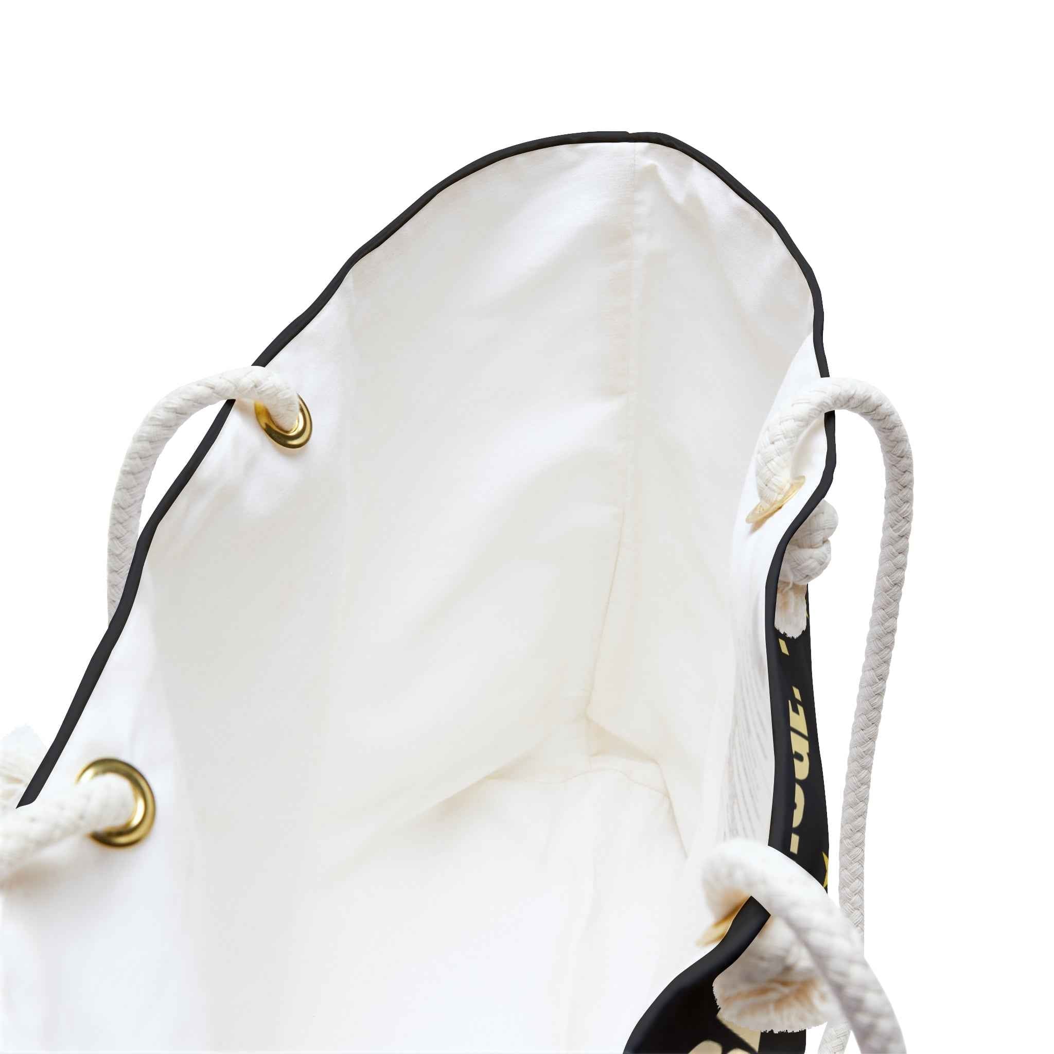 The Best Bag. Huge. Tremendous. — Black & Gold Weekender Bag