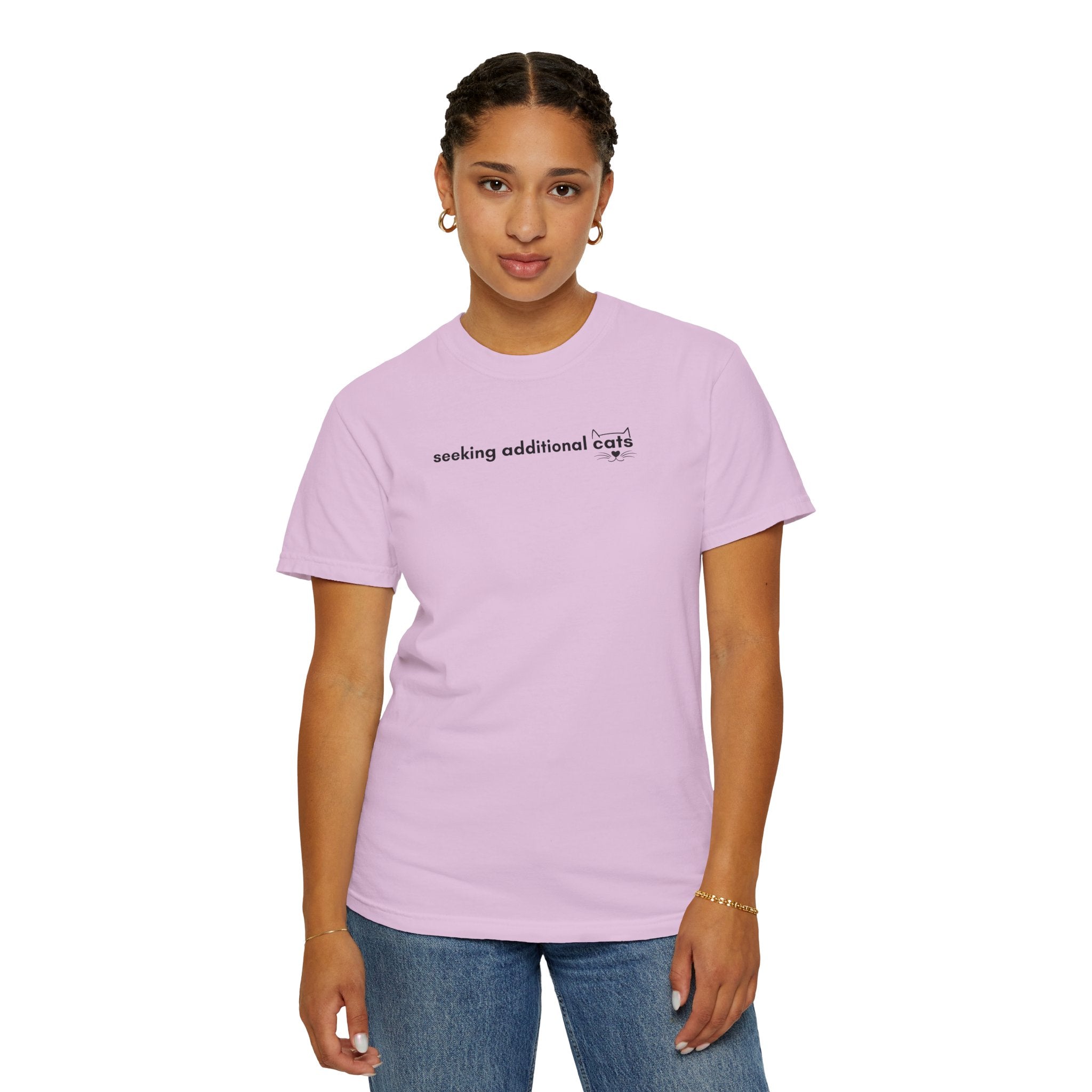 Seeking Additional Cats T-Shirt | Cat Lover Minimal Tee
