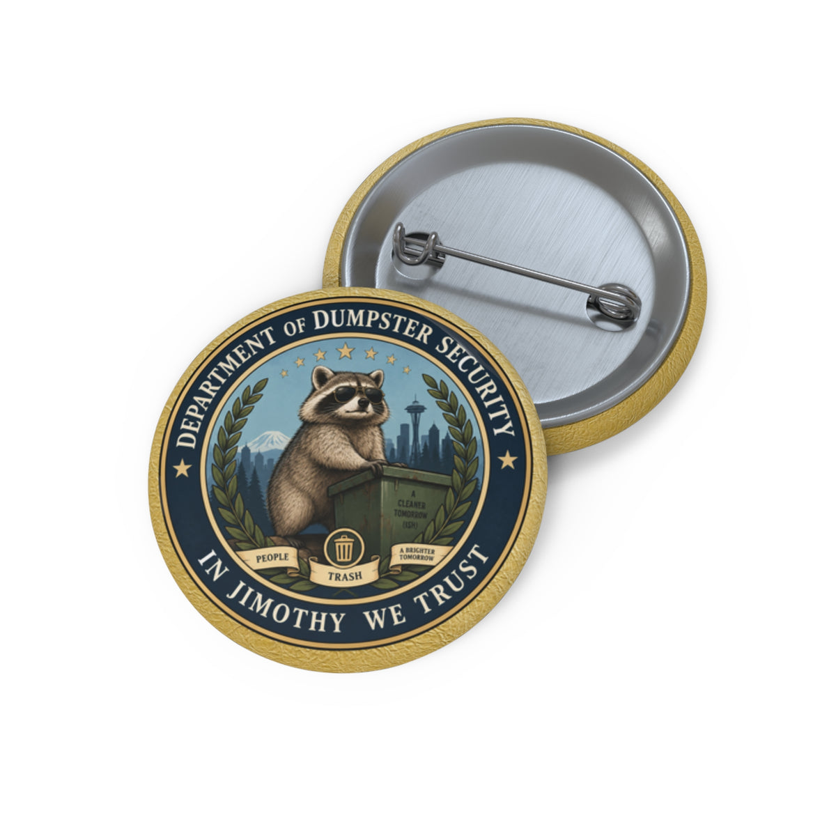 Department of Dumpster Security Jimothy Pinback Button