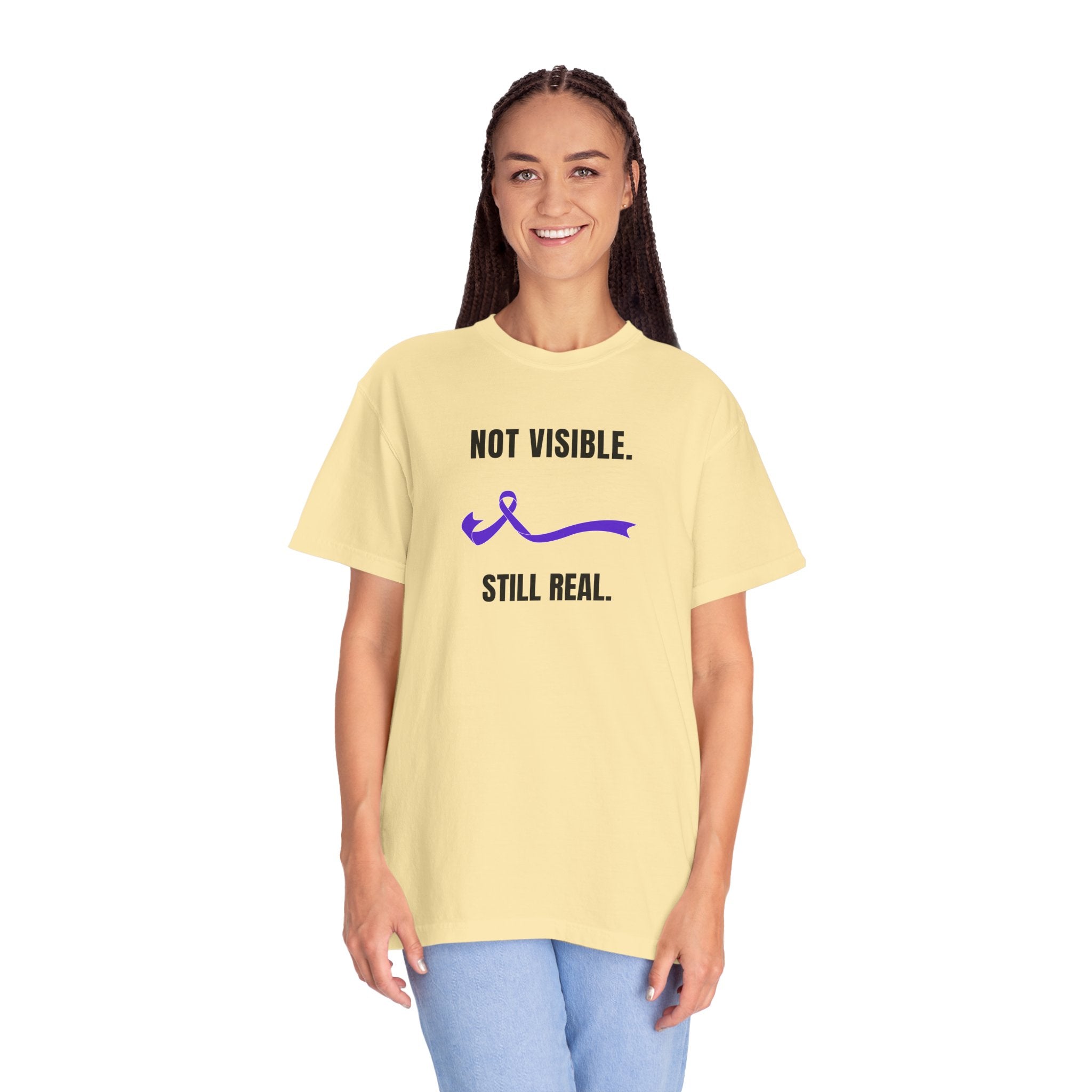 Not Visible. Still Real. T-Shirt – Epilepsy Awareness Apparel