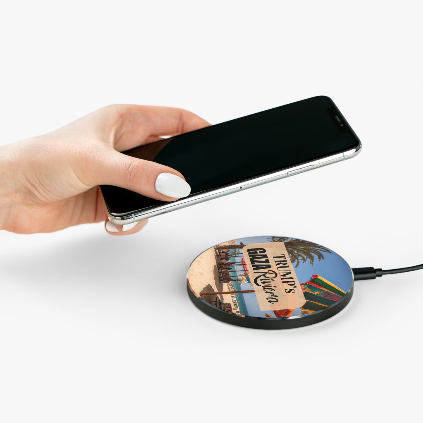 Trump's Gaza Riviera Wireless Charger
