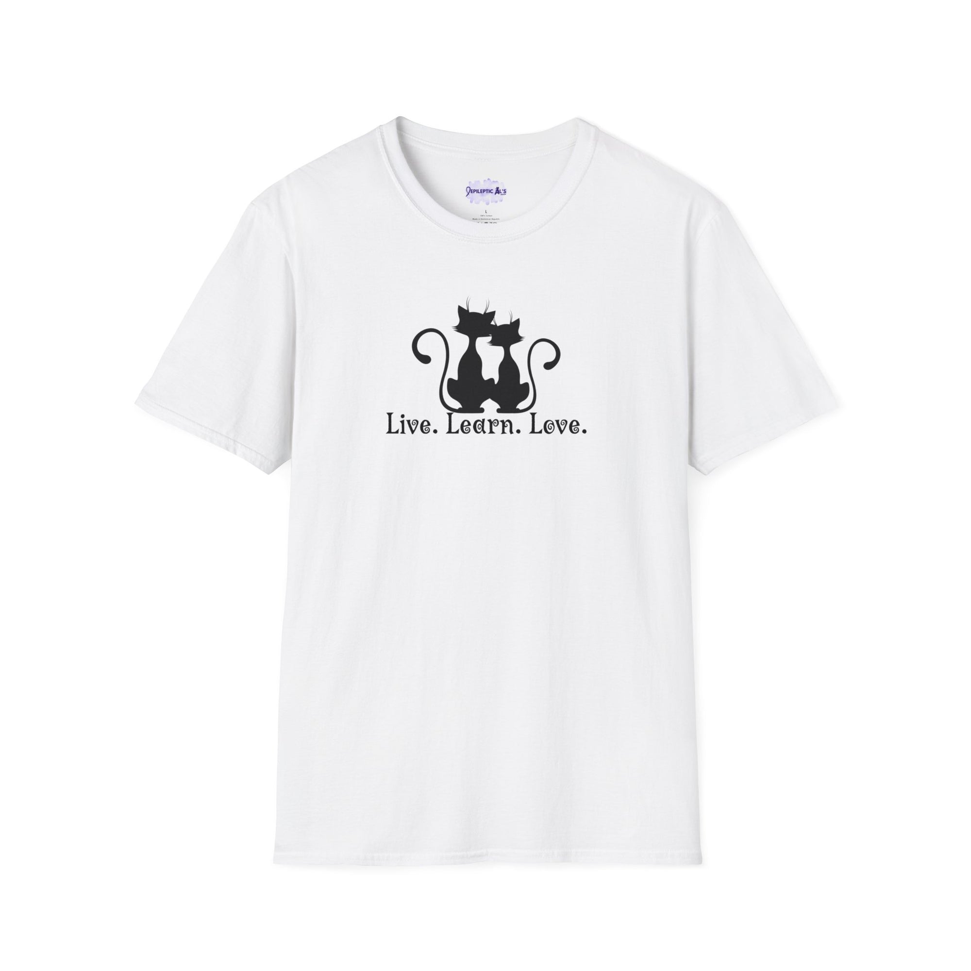 Live Learn Love Unisex Softstyle T - Shirt - T - Shirt - Epileptic Al’s Shop