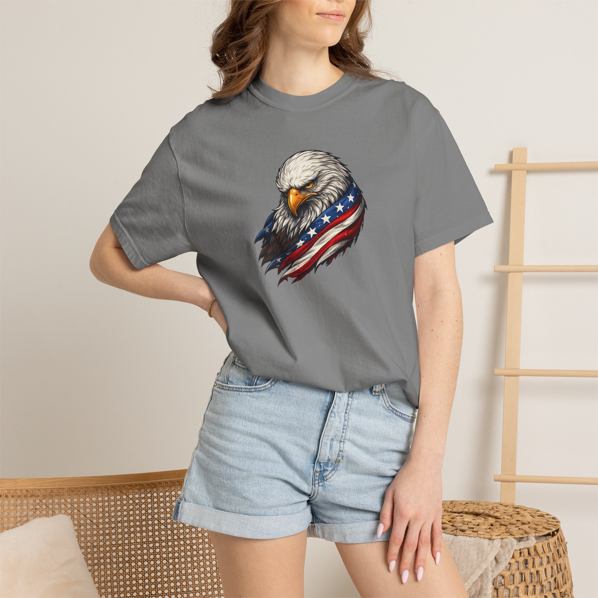 Eagle of Quiet Resolve Heavyweight T-Shirt