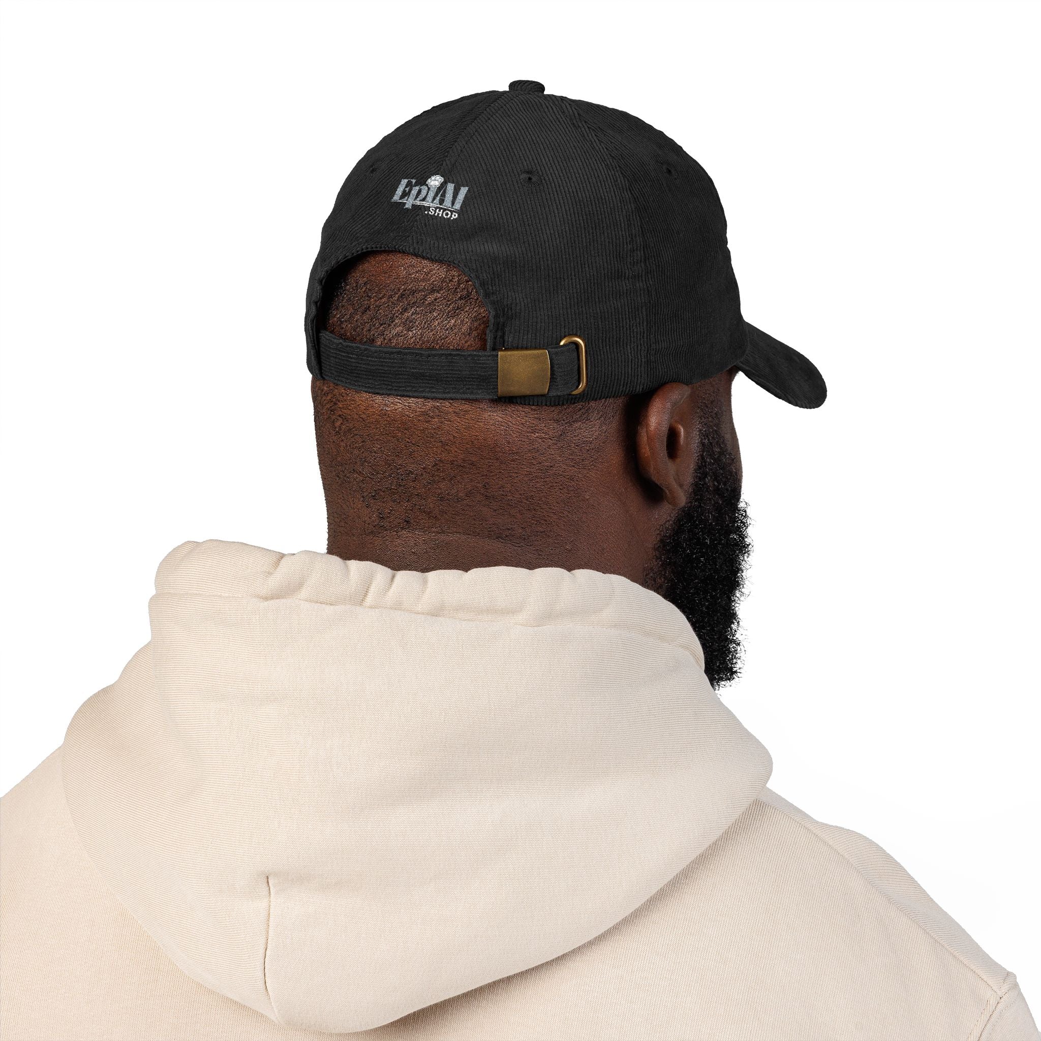 Still Here – Lavender Ribbon Embroidered Corduroy Cap